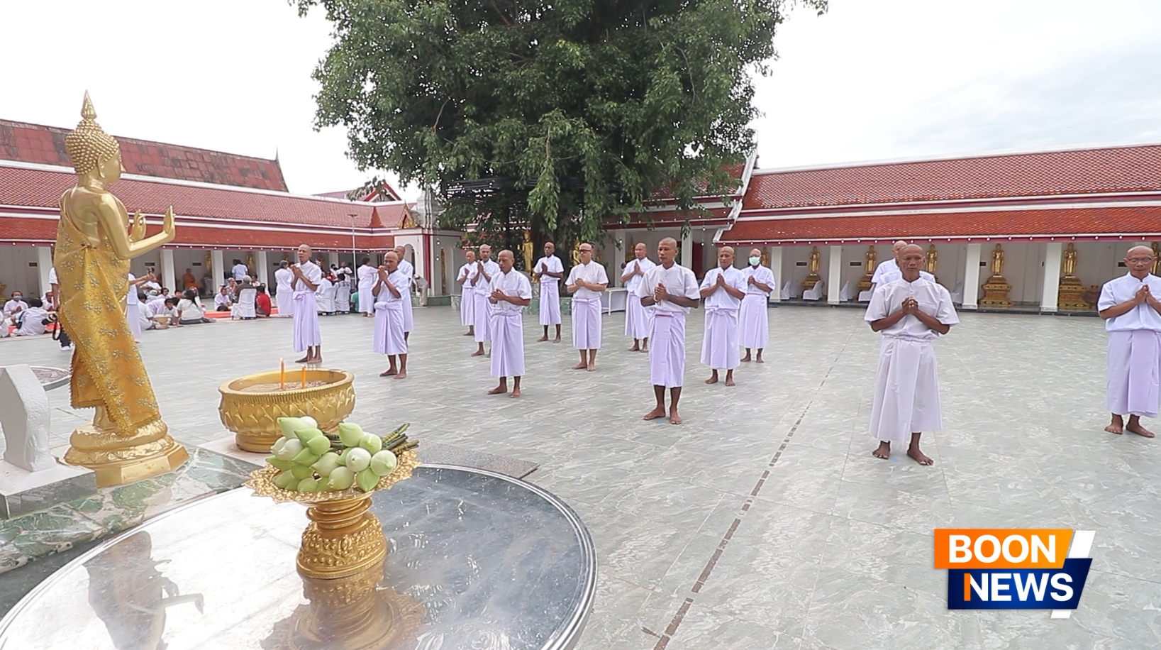 นาคธรรมทายาทได้กล่าววันทาสีมาภายหลังจากนาคธรรมทายาทได้วันทาสีมาแล้ว