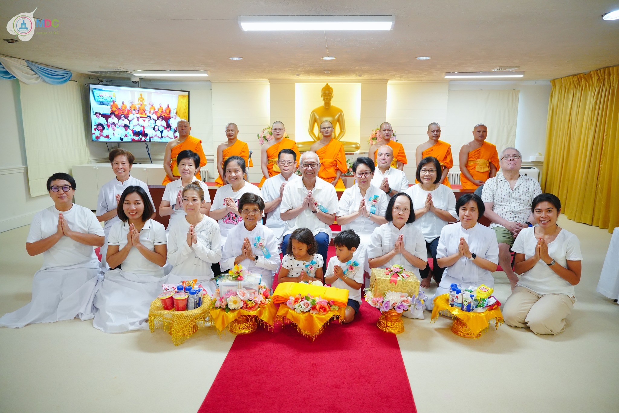 วัดพระธรรมกายดีซี จัดงานบุญวันอาทิตย์