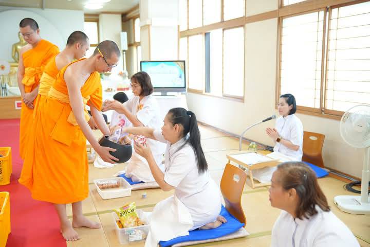 วัดพระธรรมกายนางาโน่ จัดงานบุญบูชาข้าวพระ