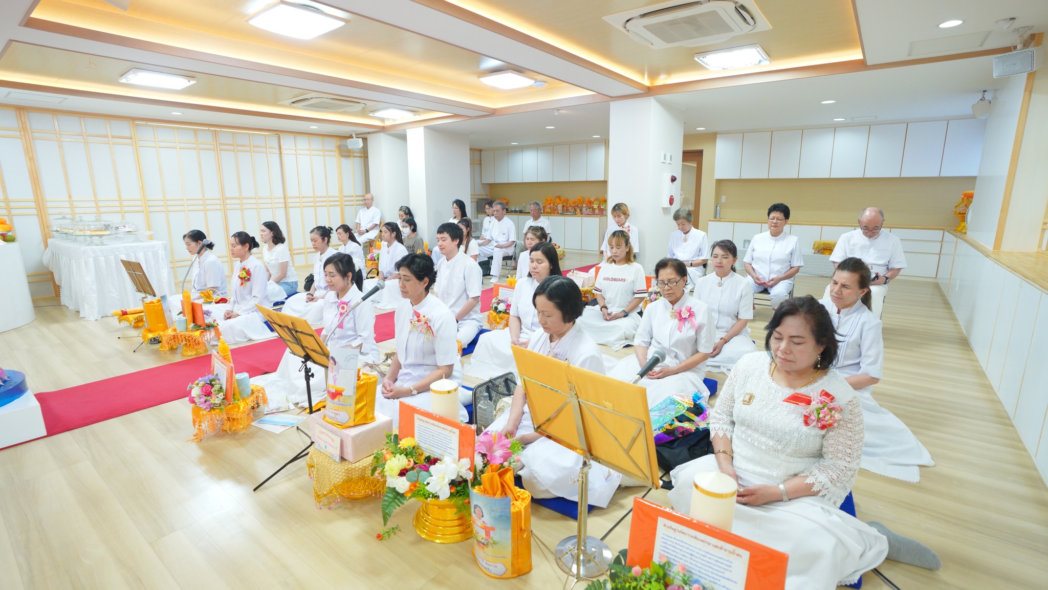 วัดพระธรรมกายโอซาก้า จัดงานบุญบูชาข้าวพระ