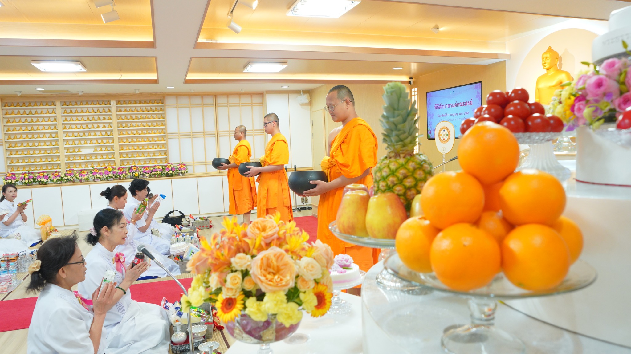 วัดพระธรรมกายโอซาก้า จัดงานบุญบูชาข้าวพระ