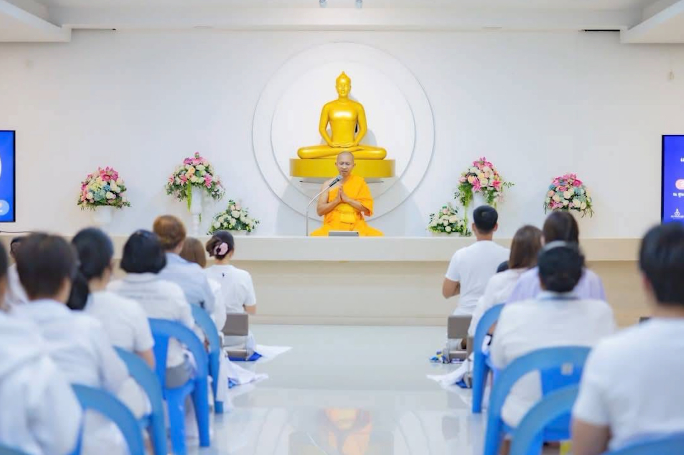 ศูนย์อบรมเยาวชนลาดหลุมแก้ว จัดคอร์สปฏิบัติธรรม สมาธิเติมสุข