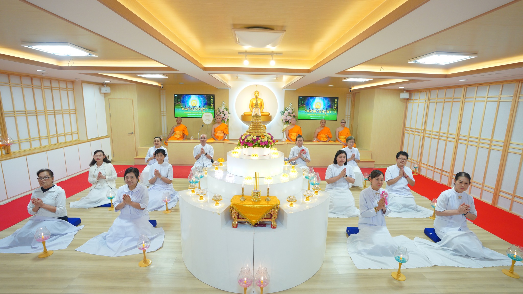 วัดพระธรรมกายโอซาก้า จัดกิจกรรมงานบุญเนื่องในวันอาสาฬหบูชา