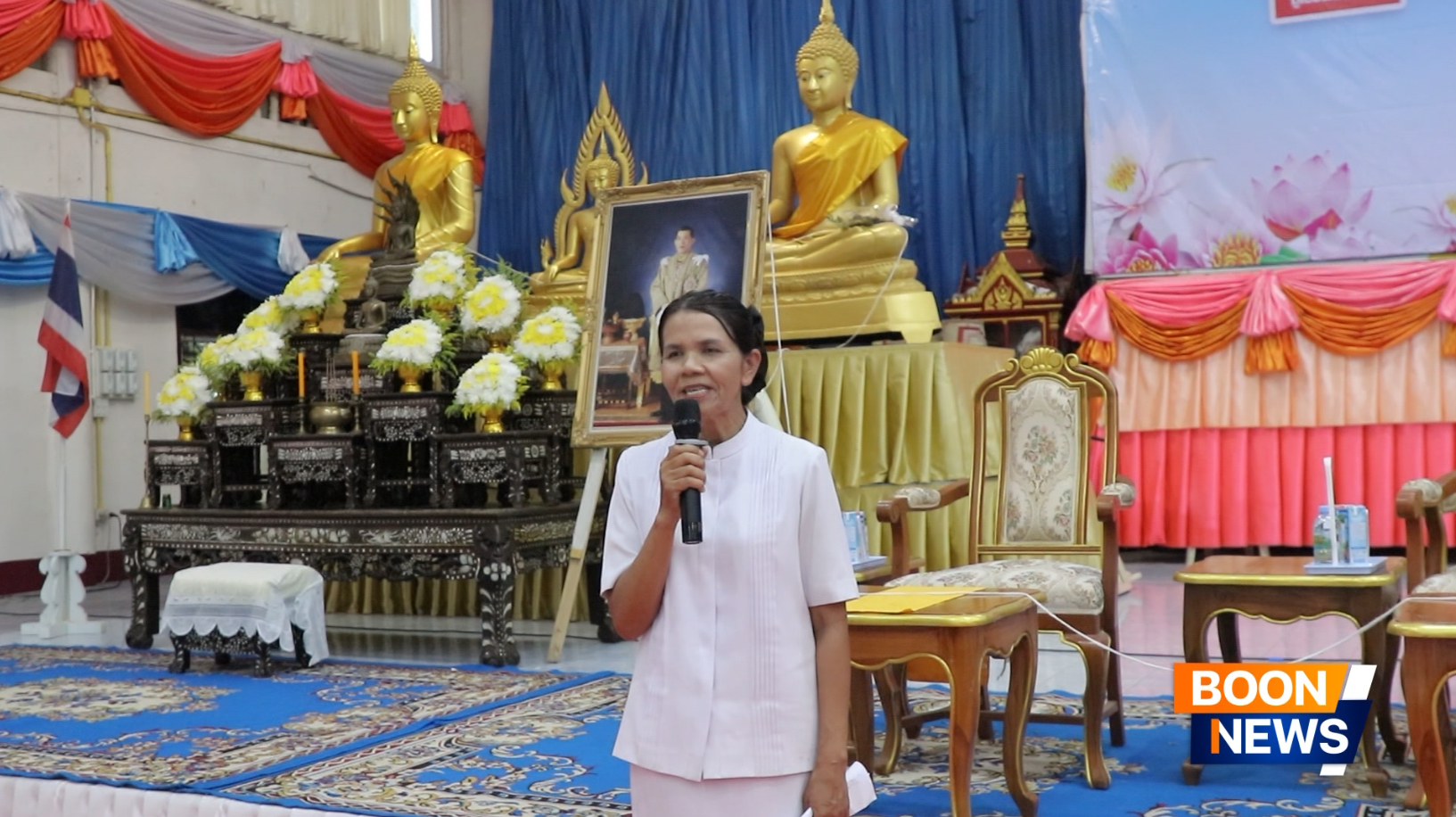 ตัวแทนผู้นำบุญได้มาพูดแชร์ประสบการณ์ และความประทับใจในการทำหน้าที่ ในโครงการต่างๆ