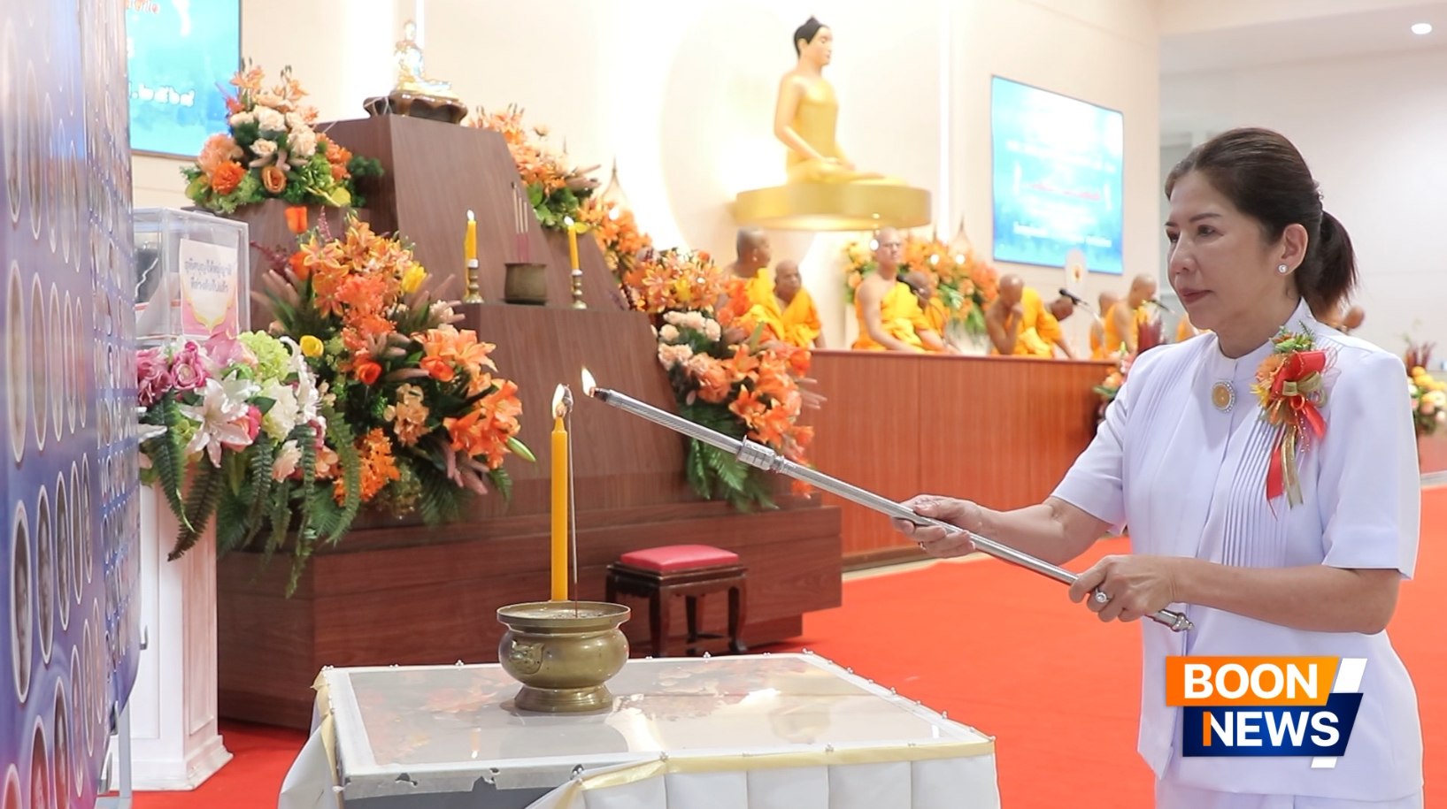 กัลยาณมิตรจิดาภา ชวาลารัตน์ จะได้จุดธูปเทียนด้านหน้ารูปผู้วายชนม์