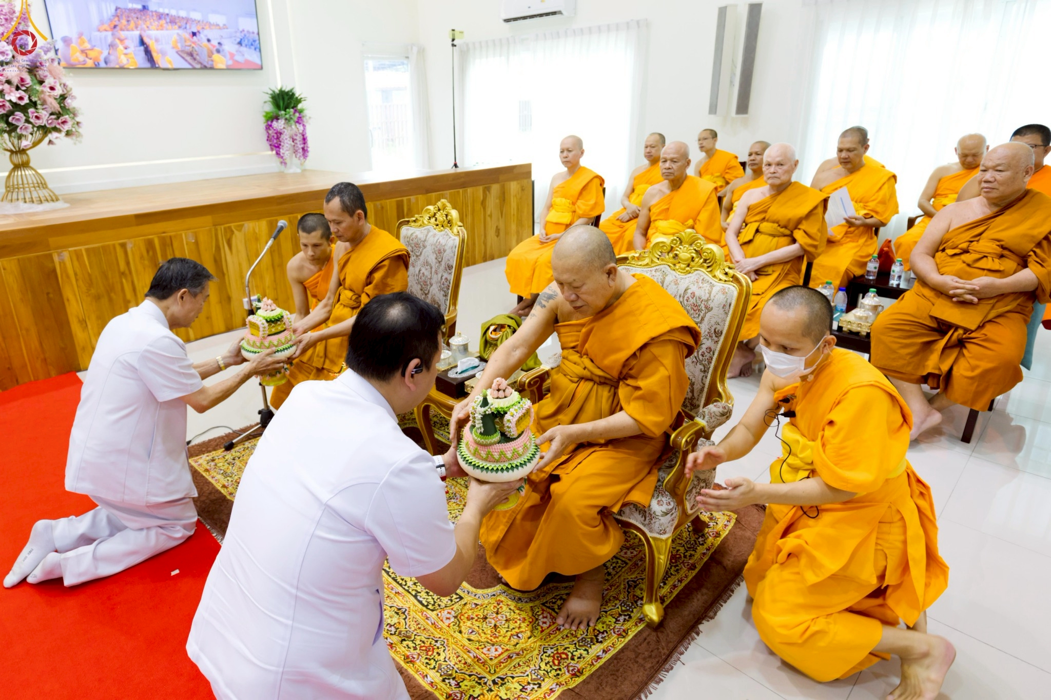 สัมมนารวมใจคณะสงฆ์ จังหวัดสุพรรณบุรี เพื่อฟื้นฟูพระพุทธศาสนา โครงการกฐินสามัคคี 30,000 วัด ทั่วไทย