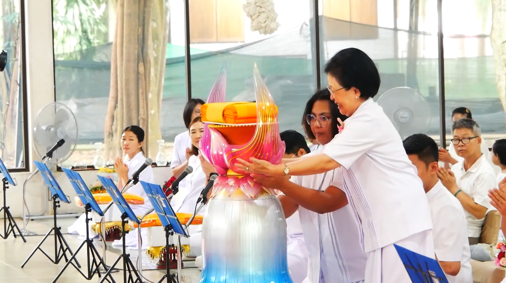 พิธีทอดผ้าป่าบำรุงธุดงคสถานล้านนา