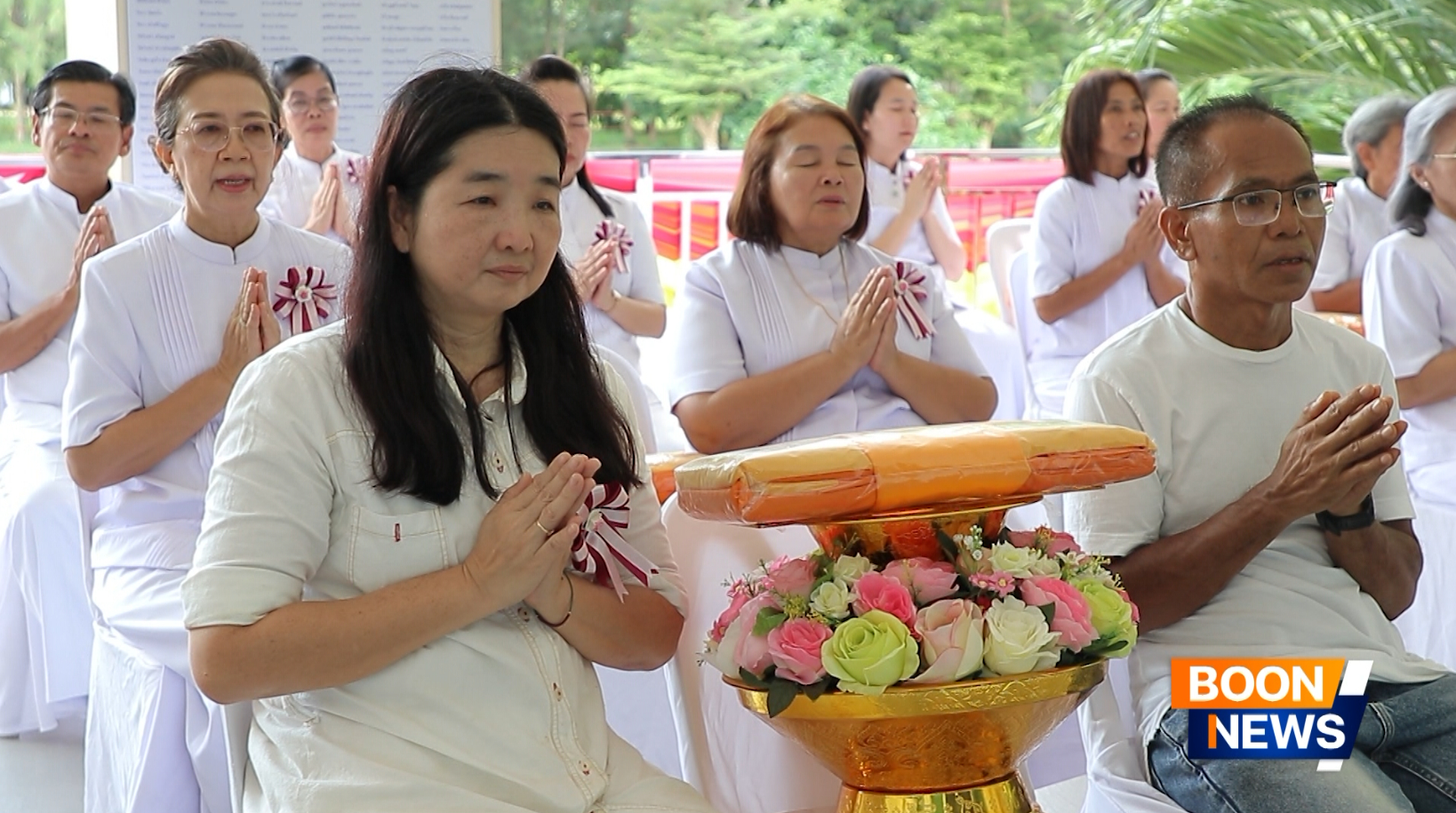 ศูนย์ปฏิบัติธรรมระยอง (บ้านช่องลม) จัดพิธีทอดผ้าป่าสร้างบ้านพักผู้ปฏิบัติธรรม