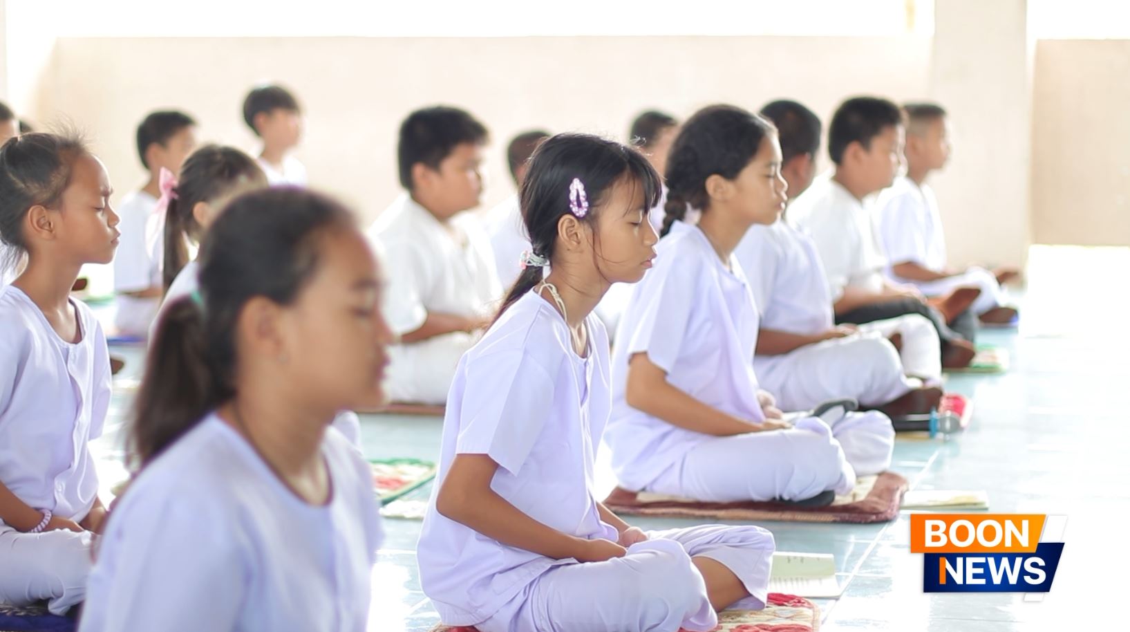 โรงเรียนวัดมงคลพุการาม จัดสวดธัมมจักกัปปวัตตนสูตร