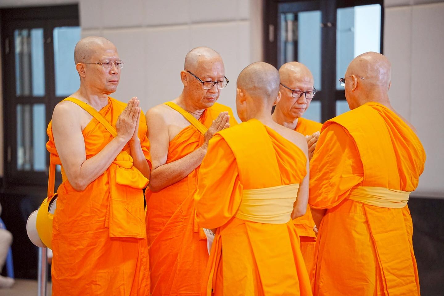International ordination for 117 ordinands at Wat Phra Dhammakaya