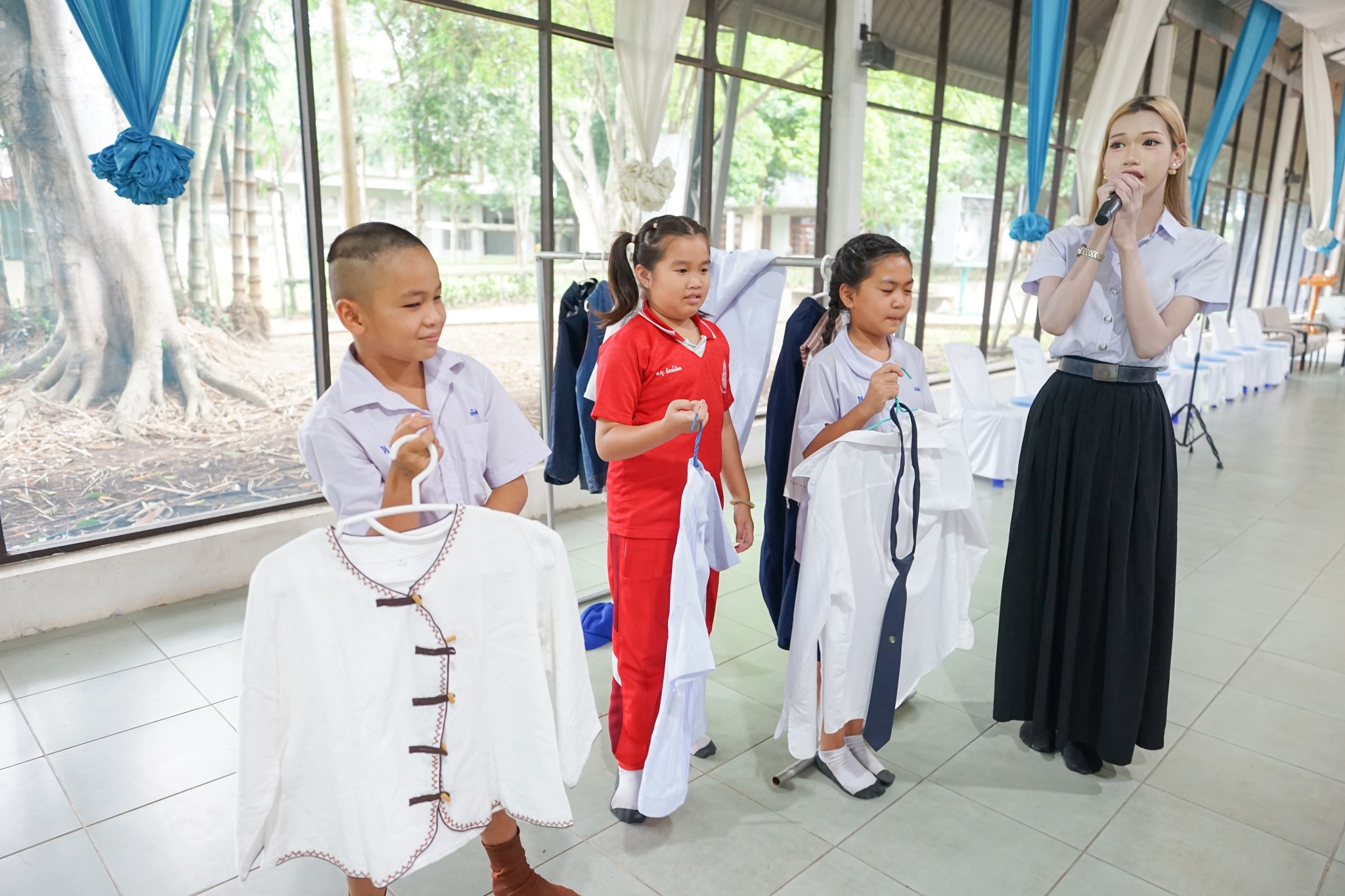 กิจกรรมอบรมคุณธรรม นักเรียนโรงเรียนบ้านห้วยเกี๋ยง ณ ธุดงคสถานล้านนา