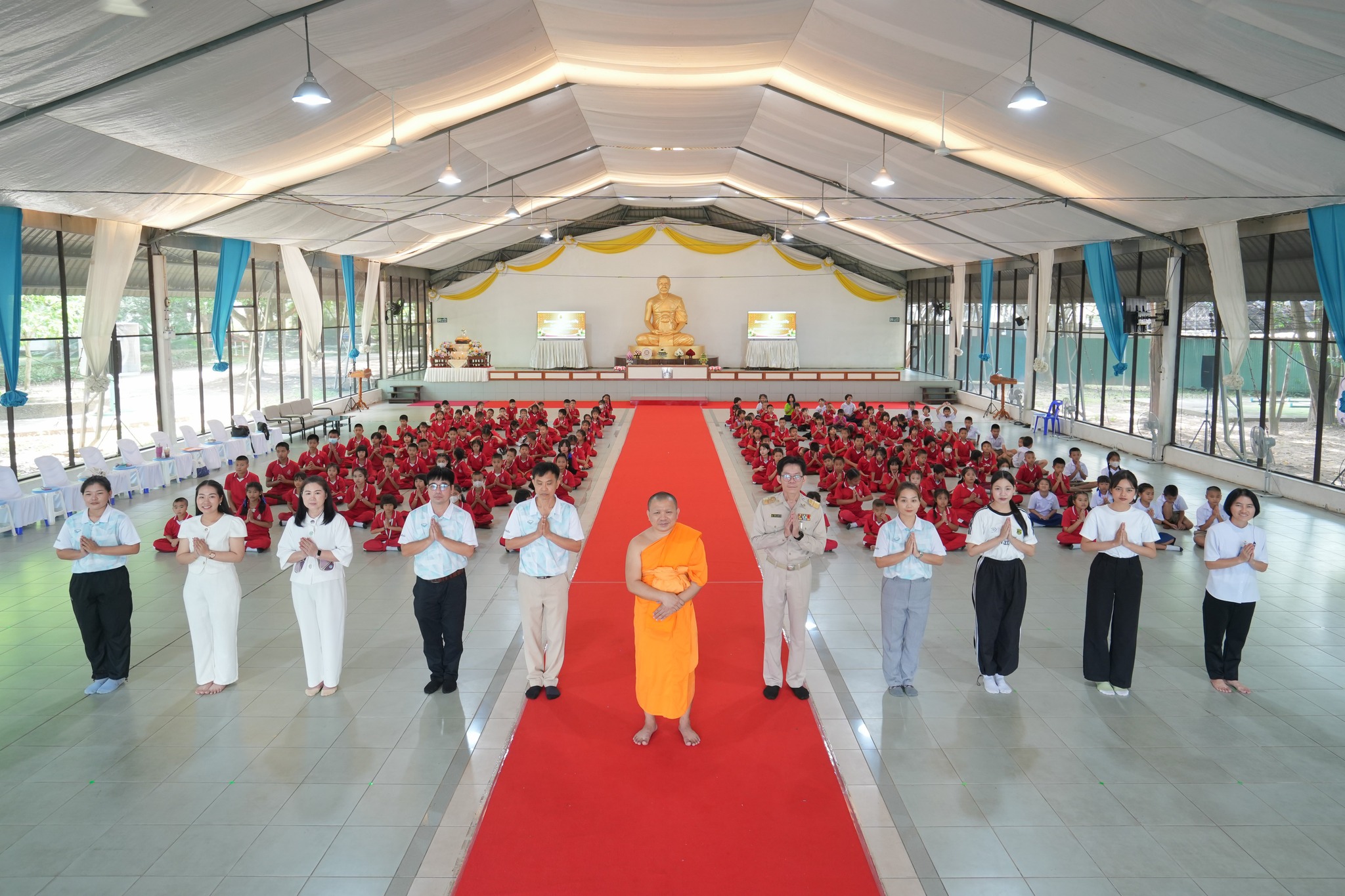 กิจกรรมอบรมคุณธรรม นักเรียนโรงเรียนบ้านห้วยเกี๋ยง ณ ธุดงคสถานล้านนา