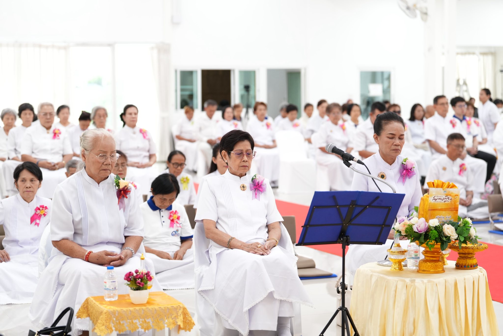 ศูนย์ปฏิบัติธรรม ธรรมธารา สายไหม จัดพิธีทอดผ้าป่าสมทบกฐิน ครั้งที่ 2