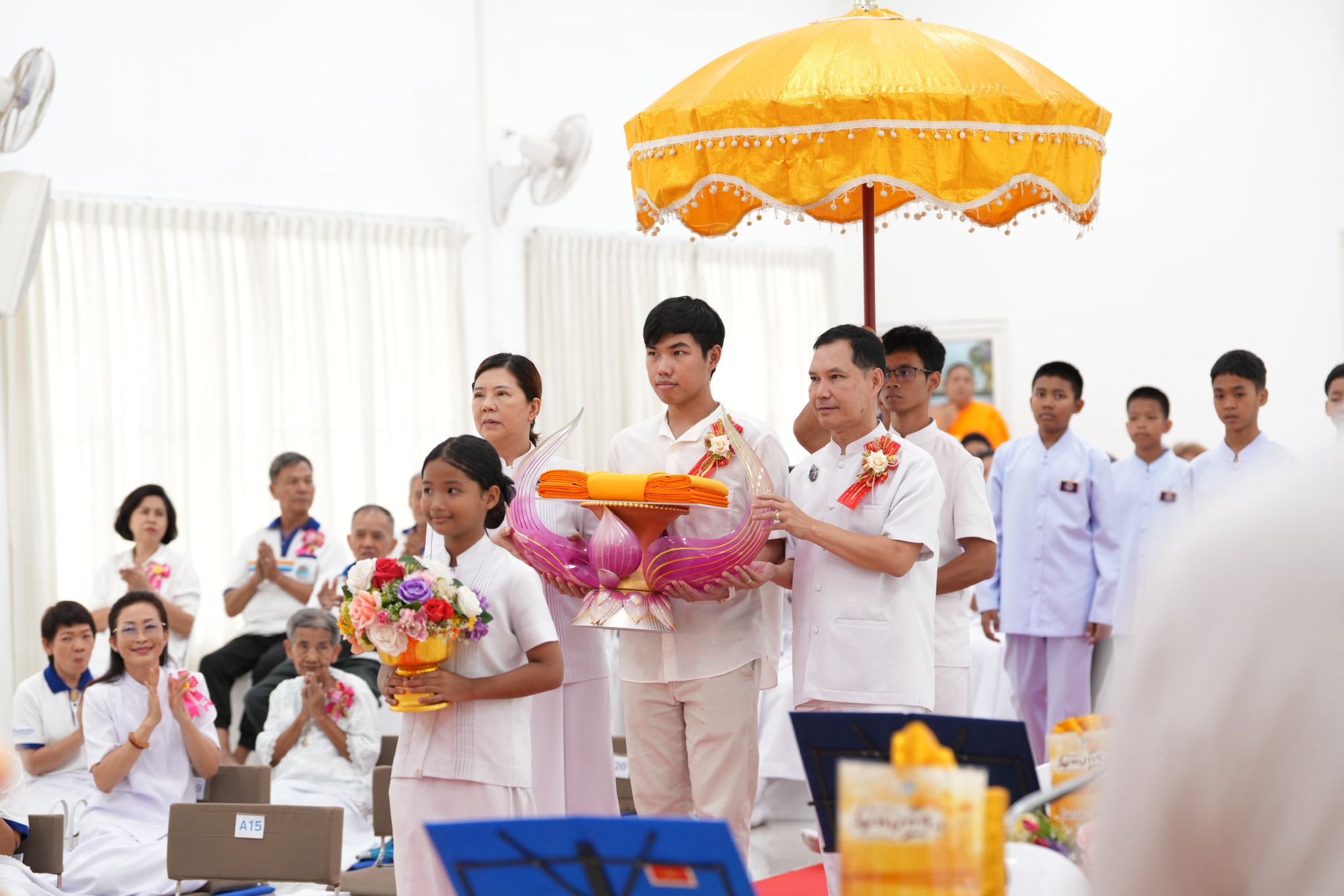 ศูนย์ปฏิบัติธรรม ธรรมธารา สายไหม จัดพิธีทอดผ้าป่าสมทบกฐิน ครั้งที่ 2