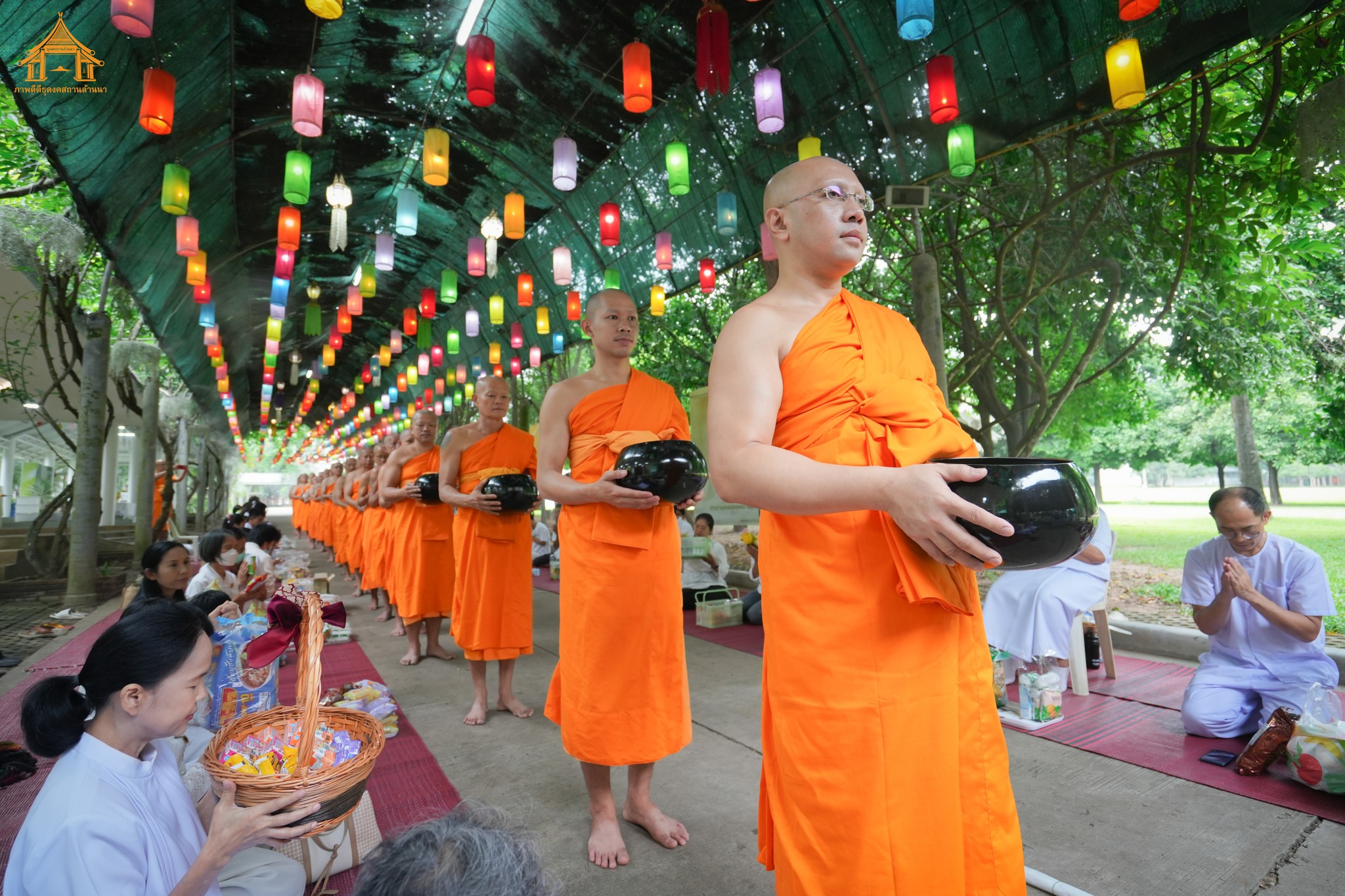 ธุดงคสถานล้านนา จัดงานบุญล้านนาประจำเดือนกรกฎาคม