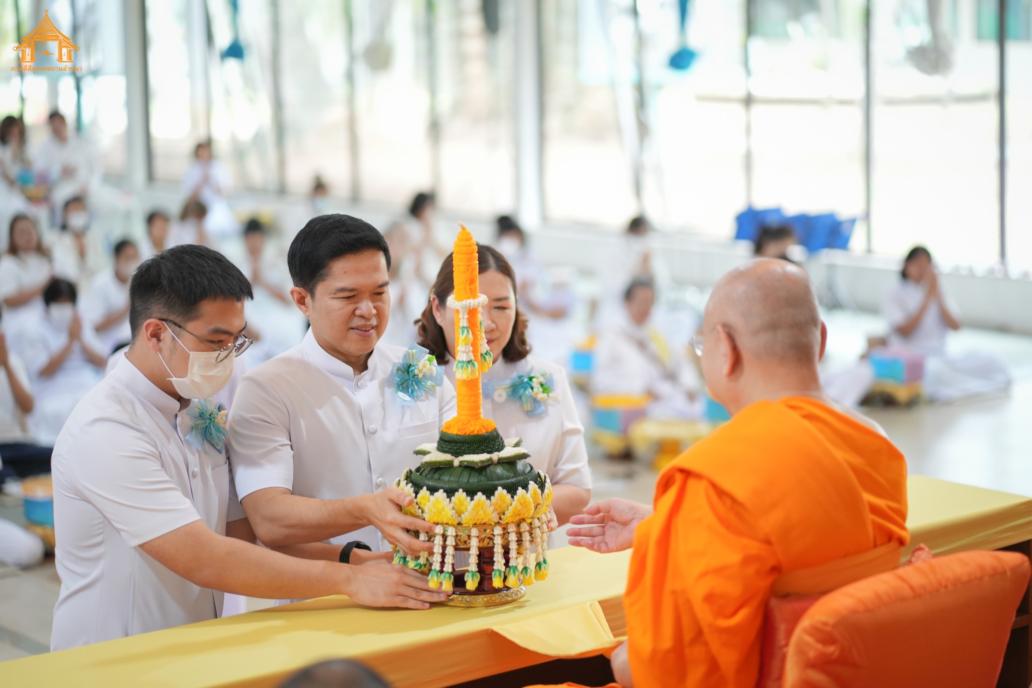 ธุดงคสถานล้านนา จัดงานบุญล้านนาประจำเดือนกรกฎาคม