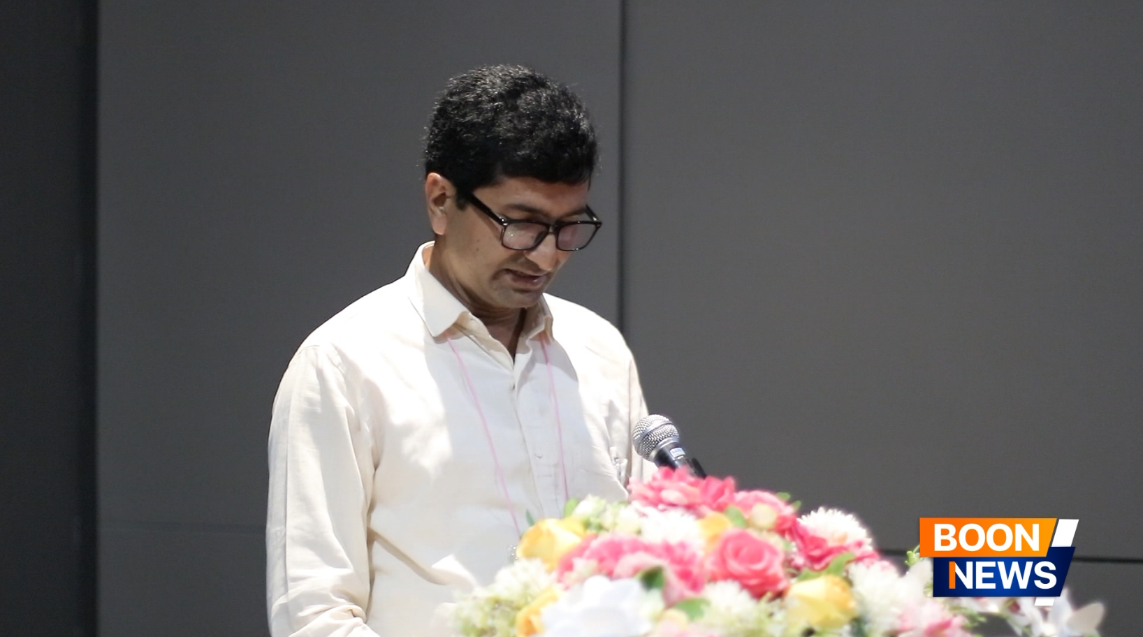 พิธีมอบเกียรติบัตร โครงการอบรมความดีสากลแด่คณะครูจากเนปาล