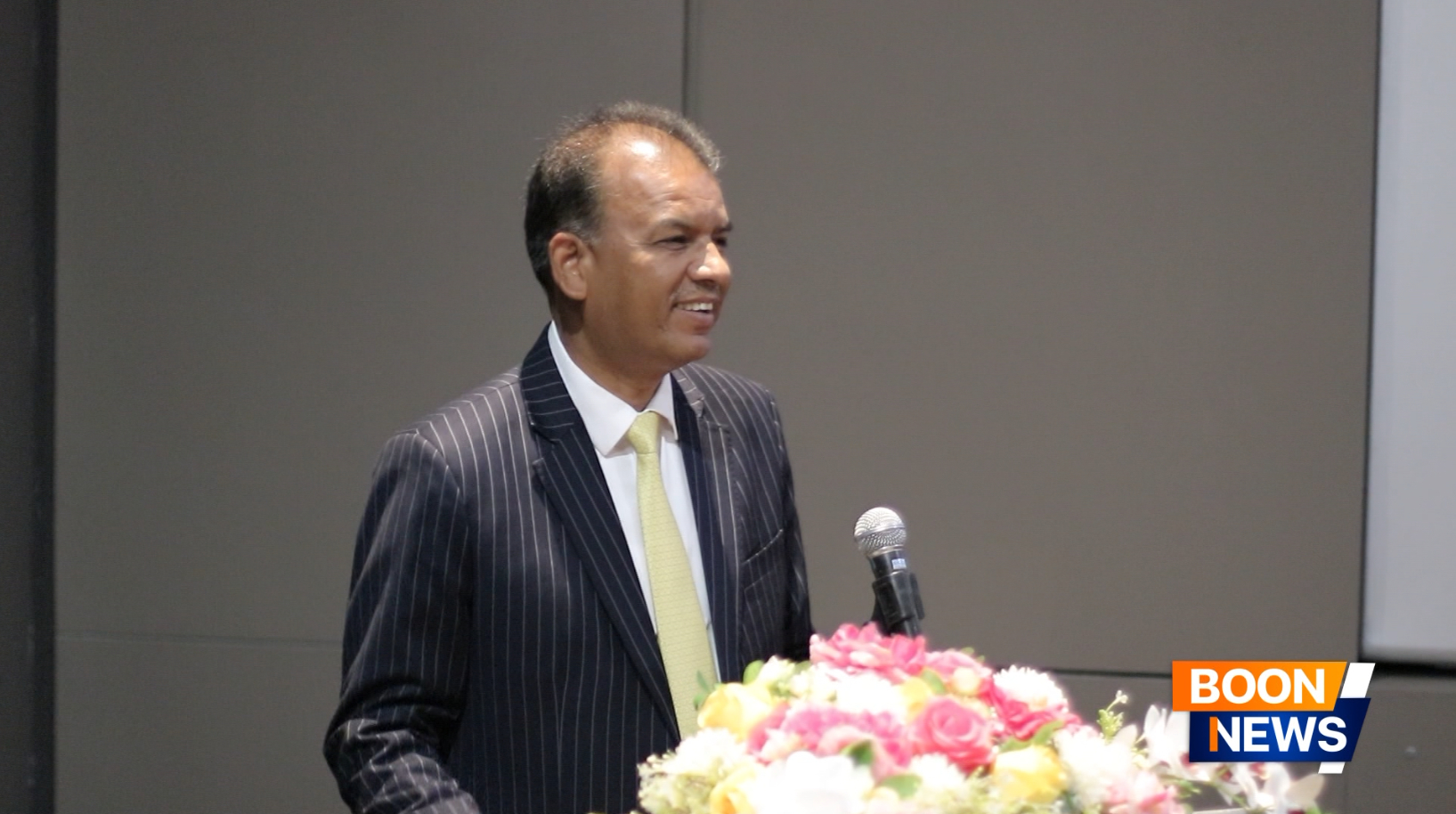 พิธีมอบเกียรติบัตร โครงการอบรมความดีสากลแด่คณะครูจากเนปาล