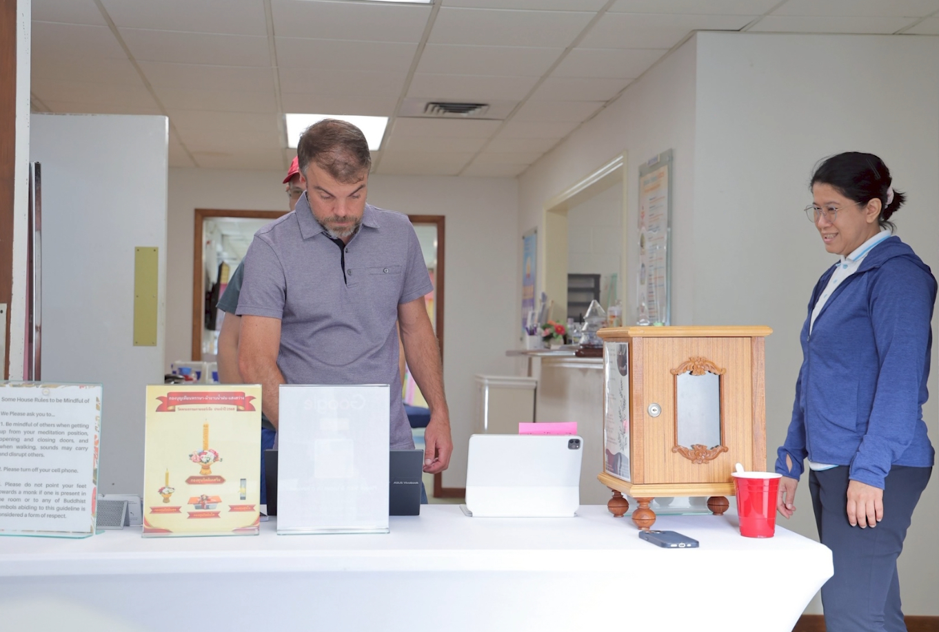 วัดพระธรรมกายจอร์เจีย จัดกิจกรรมนั่งสมาธิสำหรับชาวท้องถิ่น