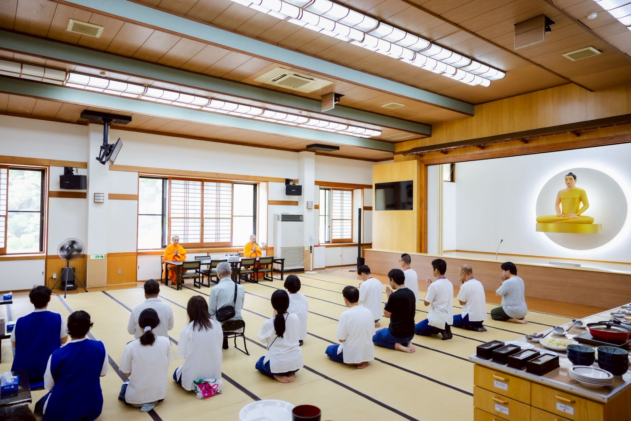 วัดป่าธรรมกายนานาชาติโทชิหงิ จัดปฏิบัติธรรม รุ่นที่ 121