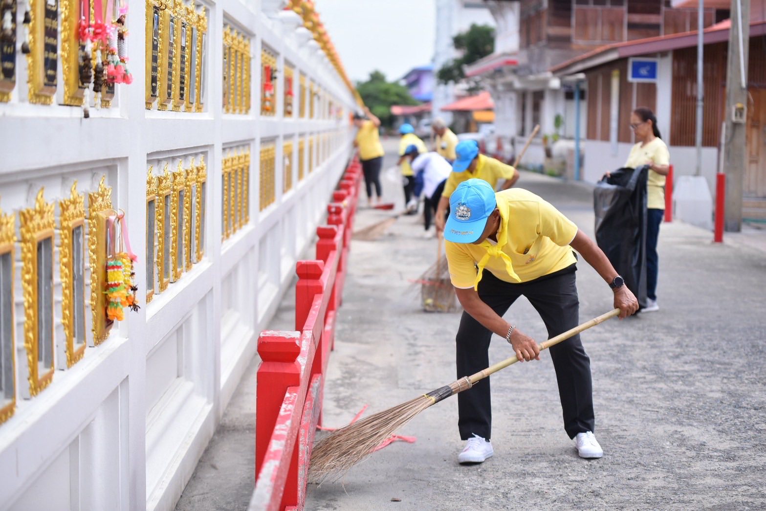 “รวมพลังสร้างสัปปายะสู่วัดด้วยวิถี 5 ส” (Big Cleaning Day) ซึ่งได้ร่วมกันพัฒนาบริเวณโดยรอบวัด