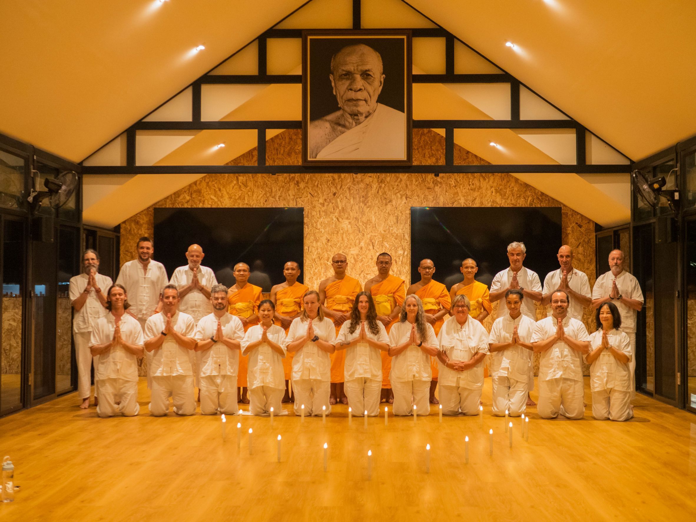 อดีตทหารปลดประจำการจากสหรัฐอเมริกา เข้าร่วมปฏิบัติธรรมรุ่นที่ 22 ณ ศูนย์ปฏิบัติธรรมนานาชาติปาย