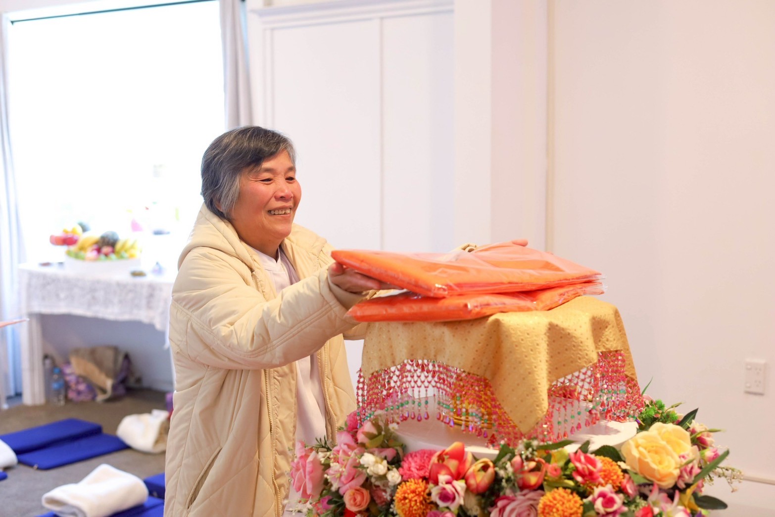 วัดพระธรรมกายดันนีดิน จัดงานบุญบูชาข้าวพระ