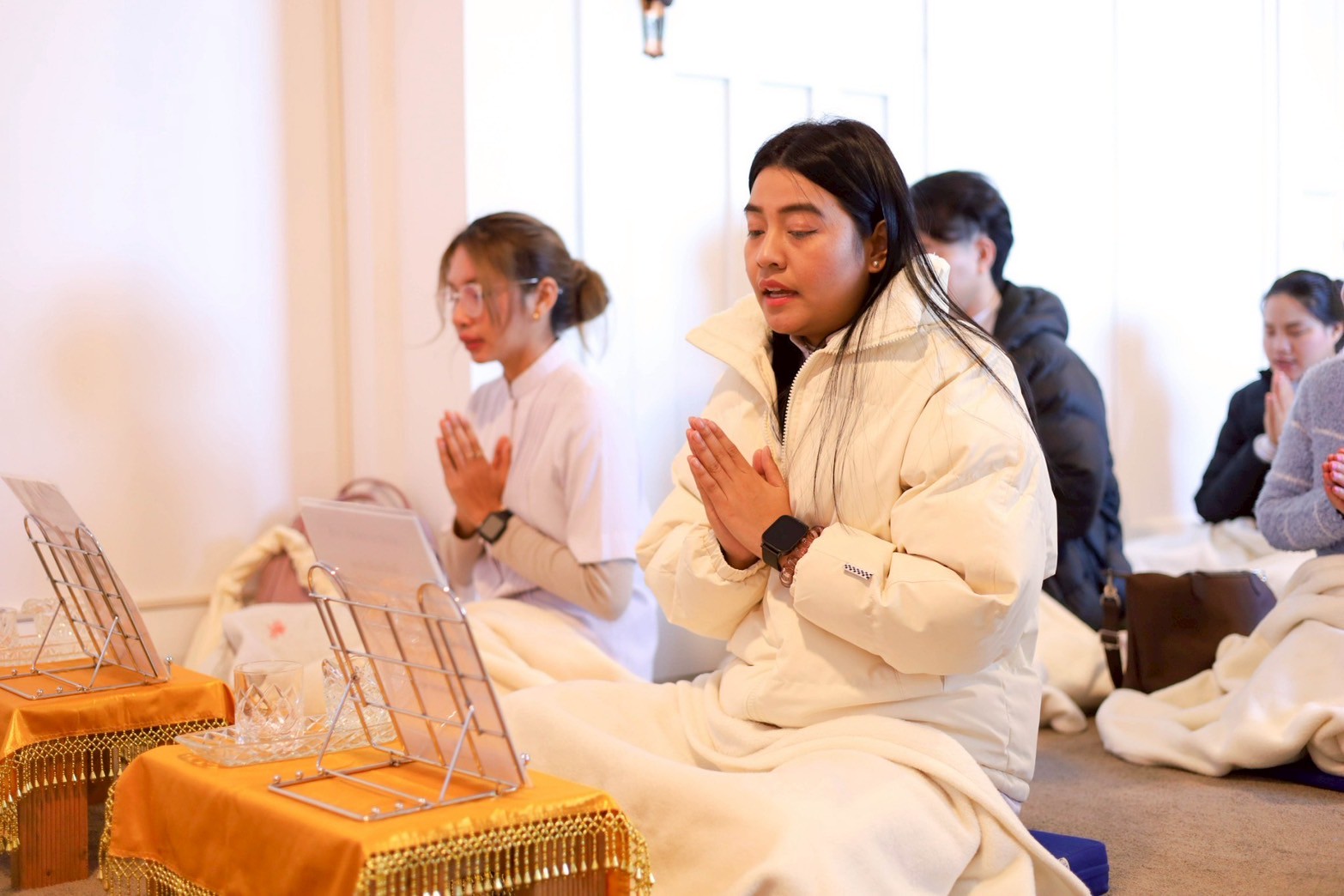 วัดพระธรรมกายดันนีดิน จัดงานบุญบูชาข้าวพระ