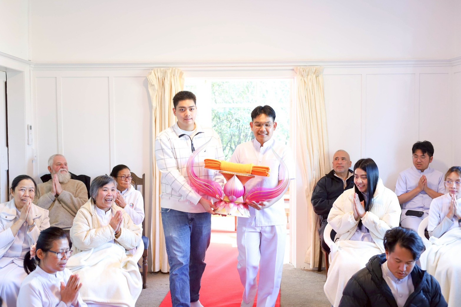 วัดพระธรรมกายดันนีดิน จัดงานบุญบูชาข้าวพระ