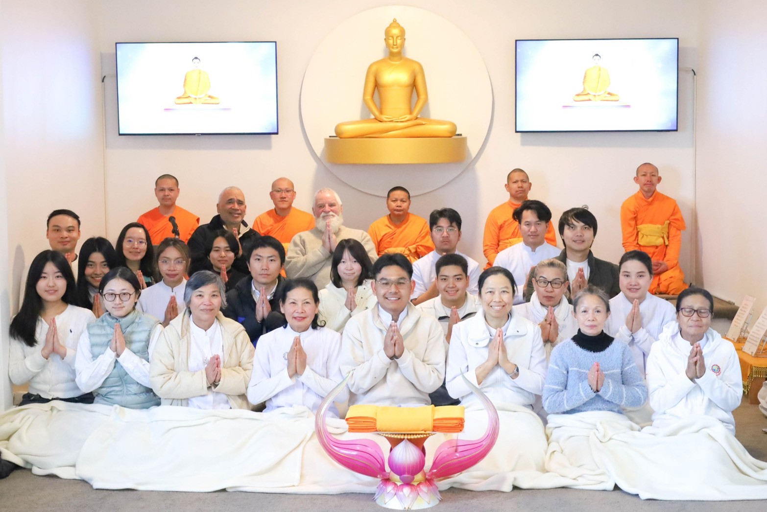 วัดพระธรรมกายดันนีดิน จัดงานบุญบูชาข้าวพระ