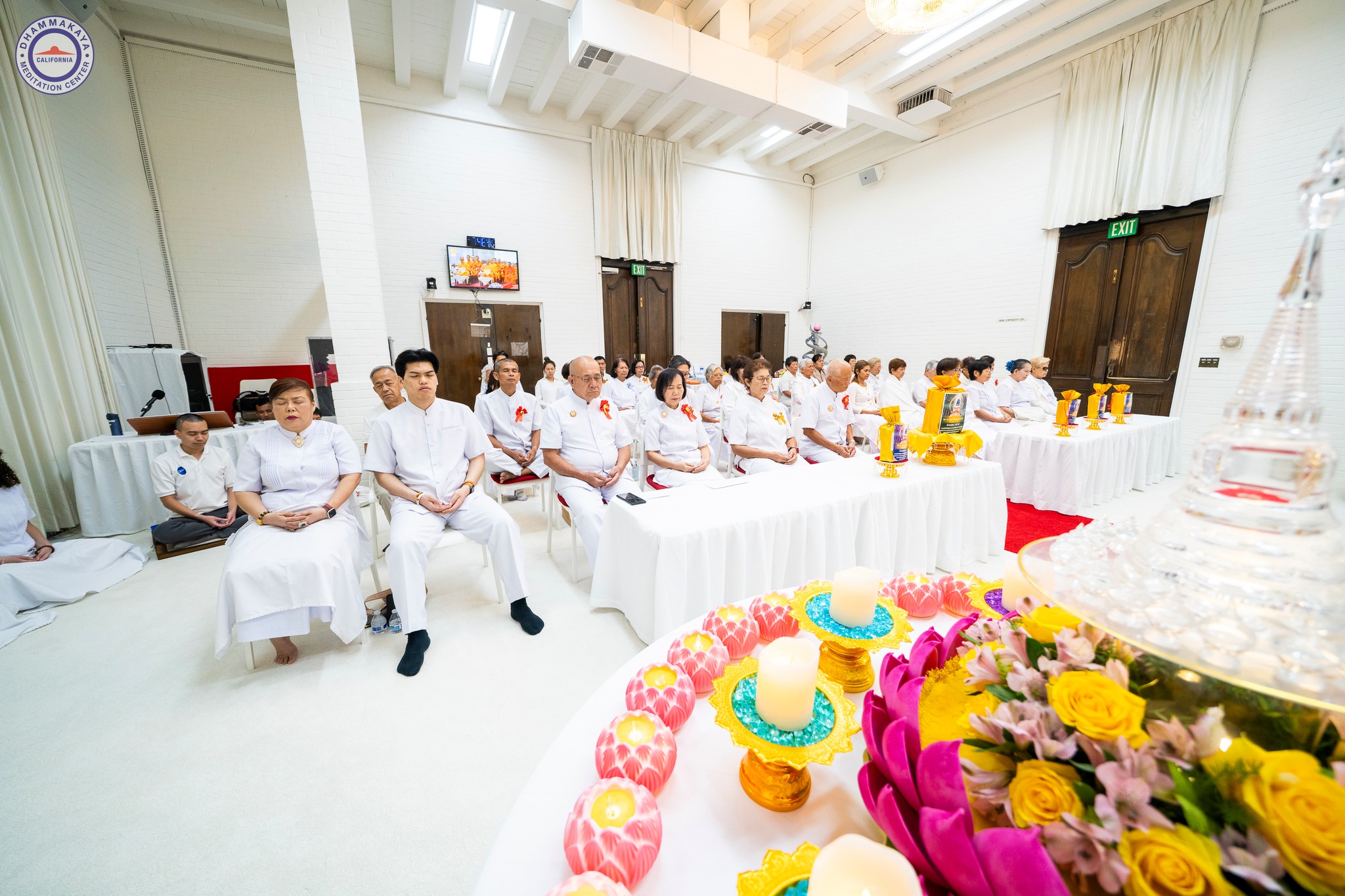 วัดพระธรรมกายแคลิฟอร์เนีย จัดงานบุญบูชาข้าวพระ