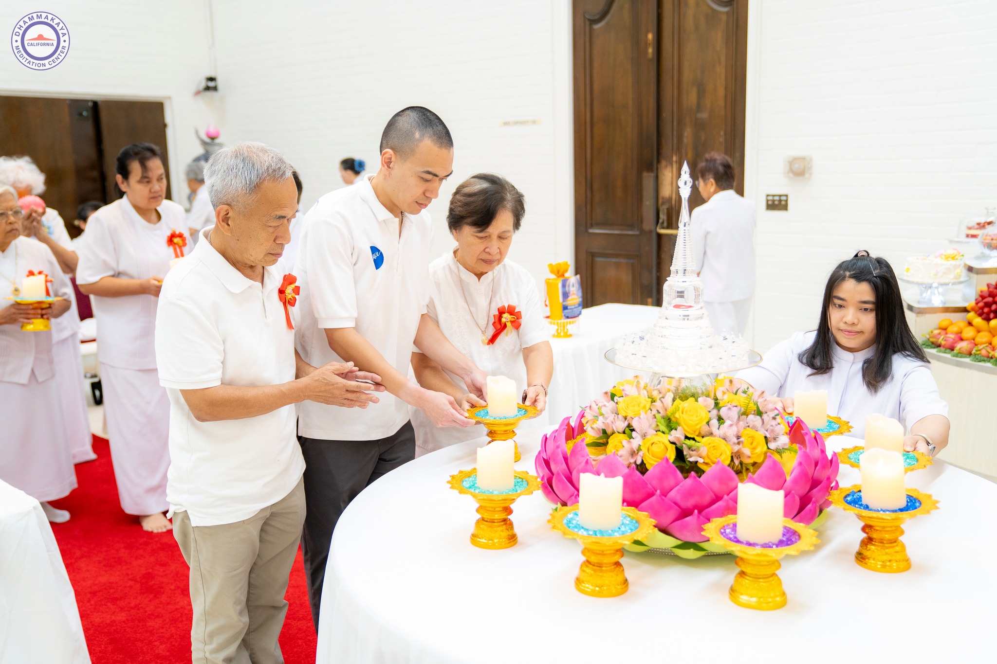 วัดพระธรรมกายแคลิฟอร์เนีย จัดงานบุญบูชาข้าวพระ
