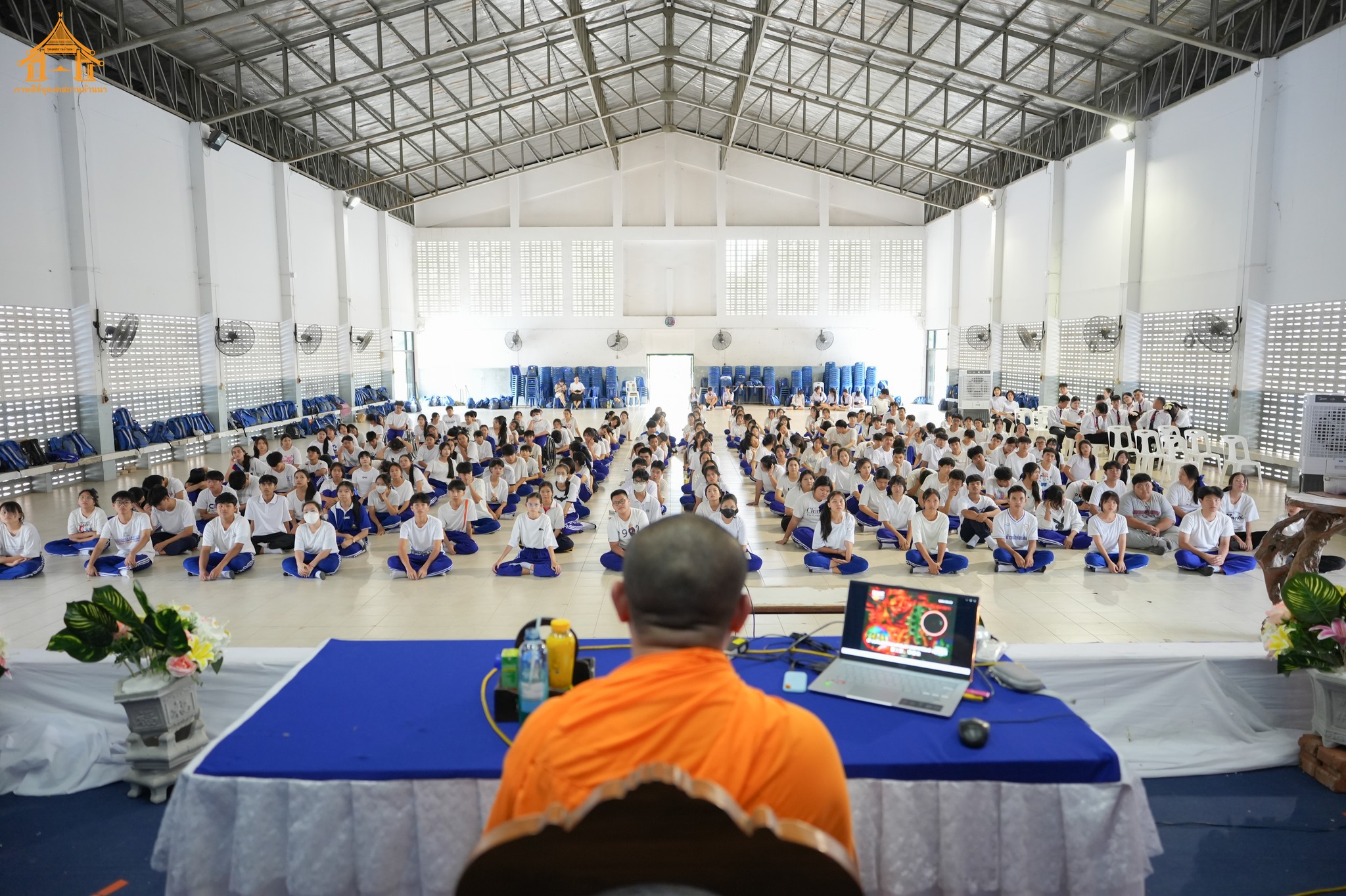 กิจกรรมค่ายอบรมคุณธรรมนักเรียน รร.สันทรายวิทยาคม จ.เชียงใหม่