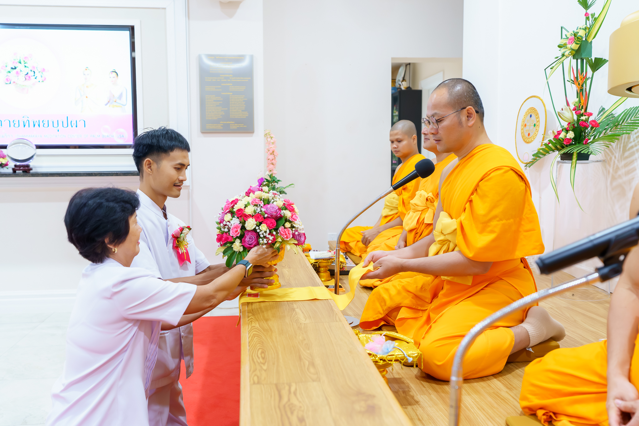 วัดพระธรรมกายปาล์มบีช จัดงานบุญบูชาข้าวพระ
