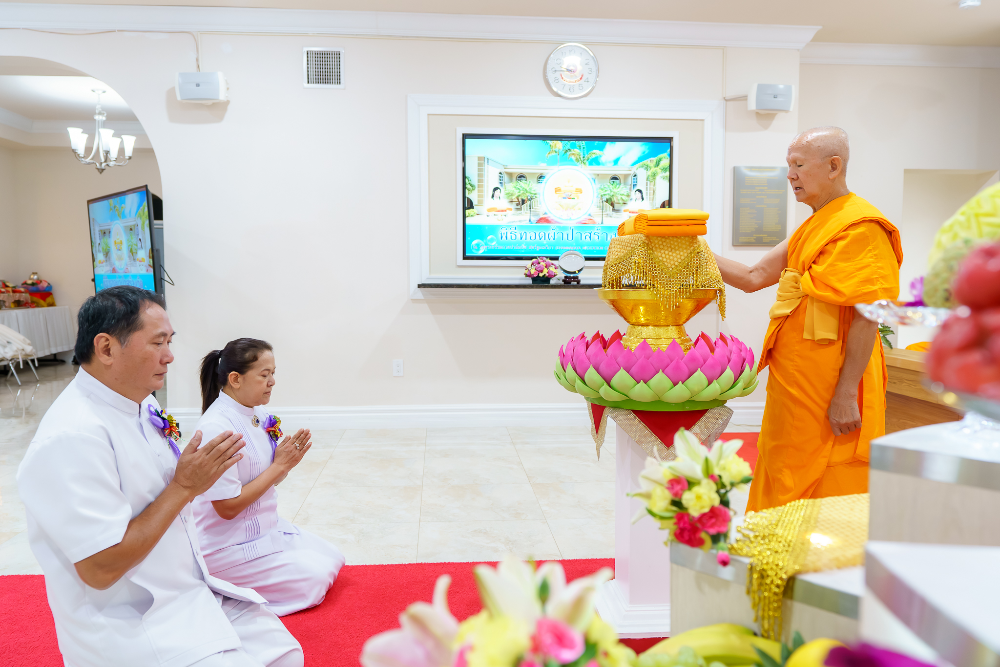 วัดพระธรรมกายปาล์มบีช จัดงานบุญบูชาข้าวพระ