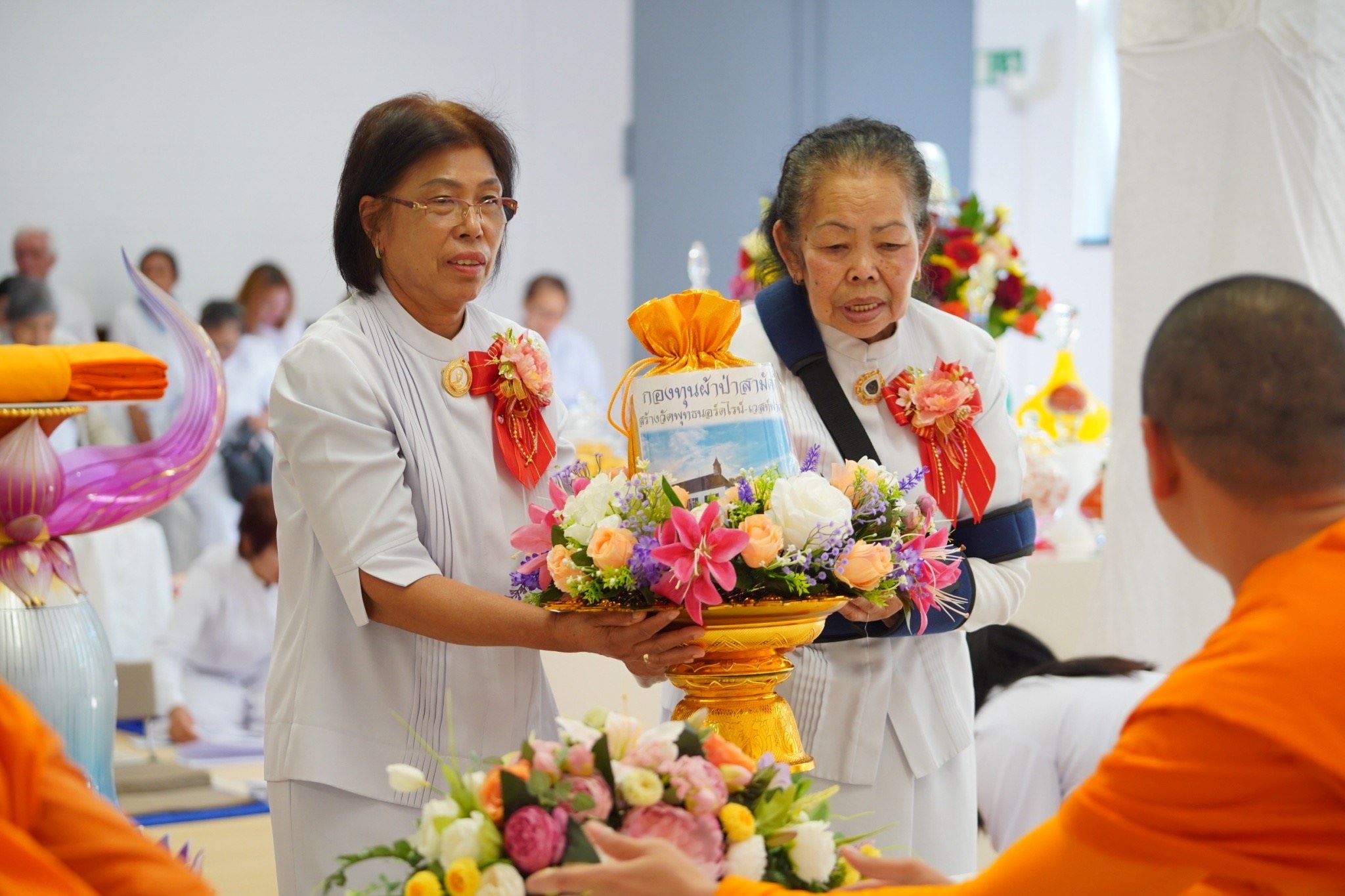 วัดพุทธนอร์ดไรน์-เวสท์ฟาเรน จัดงานบุญบูชาข้าวพระ