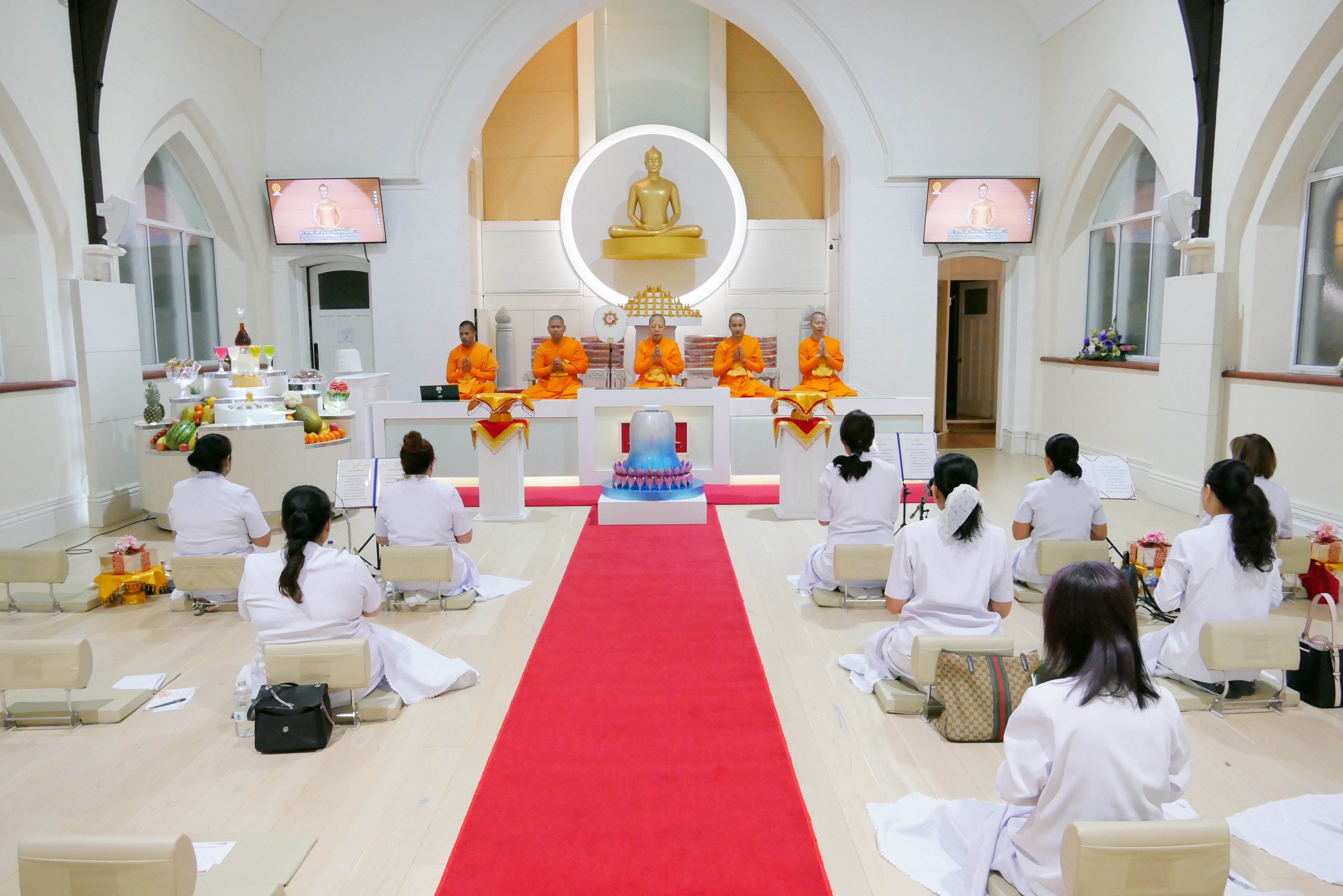 วัดพระธรรมกายแมนเชสเตอร์ จัดงานบุญบูชาข้าวพระ