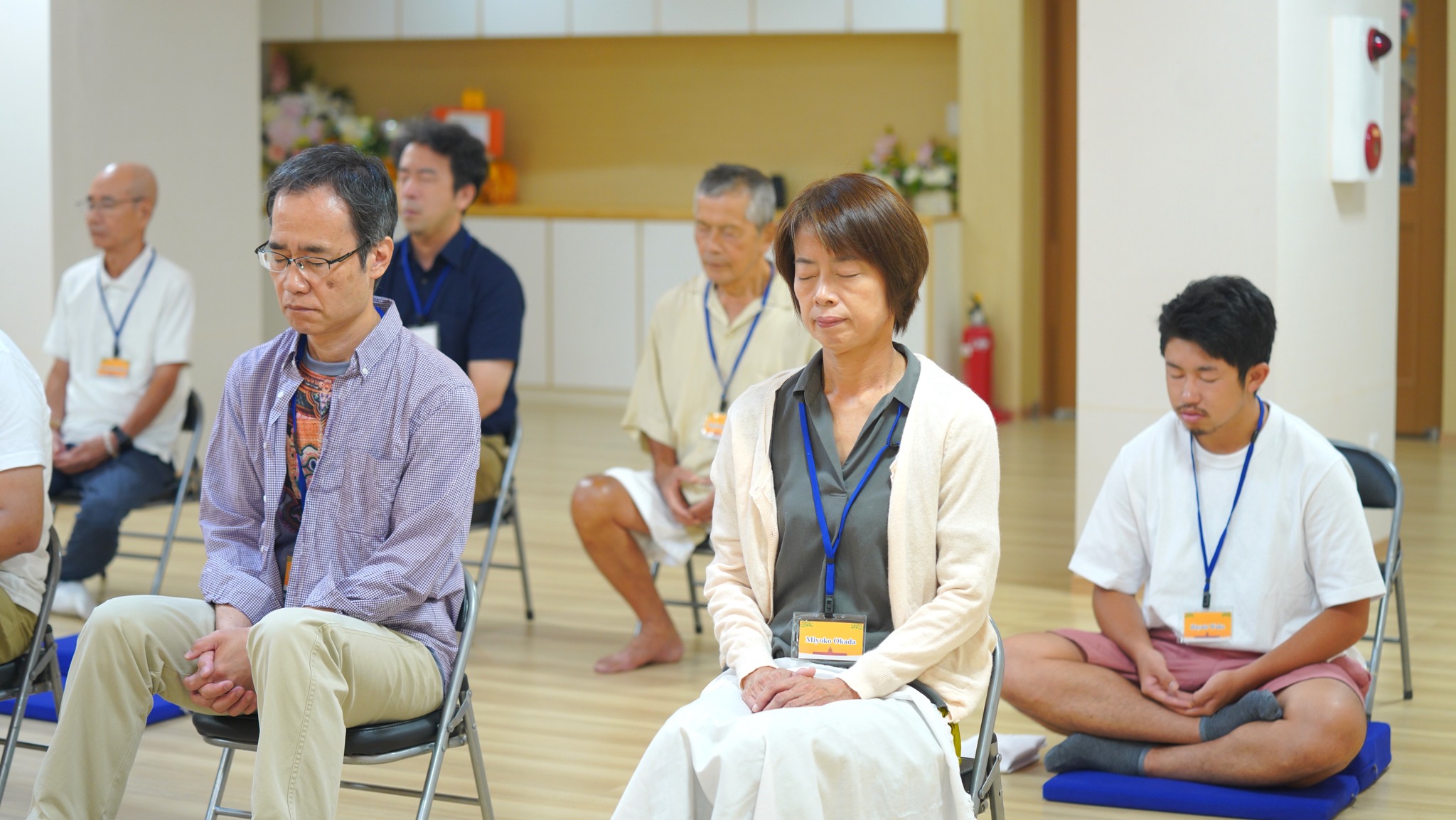 วัดพระธรรมกายโอซาก้า จัดปฏิบัติธรรมชาวญี่ปุ่น