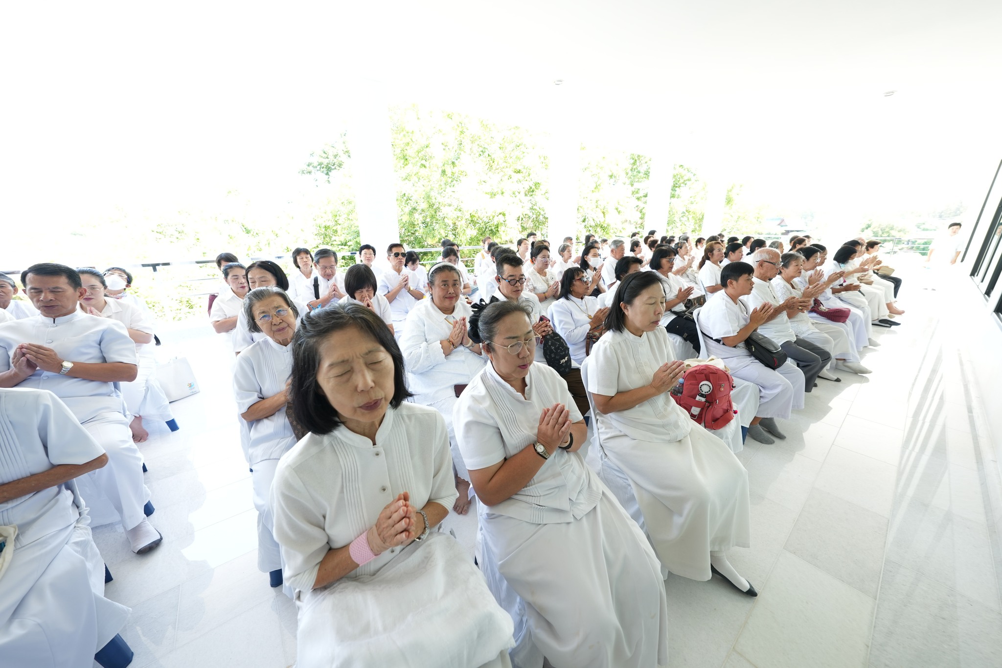 ศูนย์ปฏิบัติธรรมพระมงคลเทพมุนี จัดพิธีเจริญพระพุทธมนต์ ฉลองอาคาร 108 ปี ครูผู้ค้นพบวิชชาธรรมกาย
