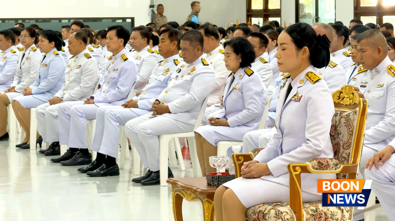 เจริญจิตภาวนาถวายเป็นพระราชกุศลแด่สมเด็จพระนางเจ้าสิริกิติ์ พระบรมราชินีนาถ พระบรมราชชนนีพันปี