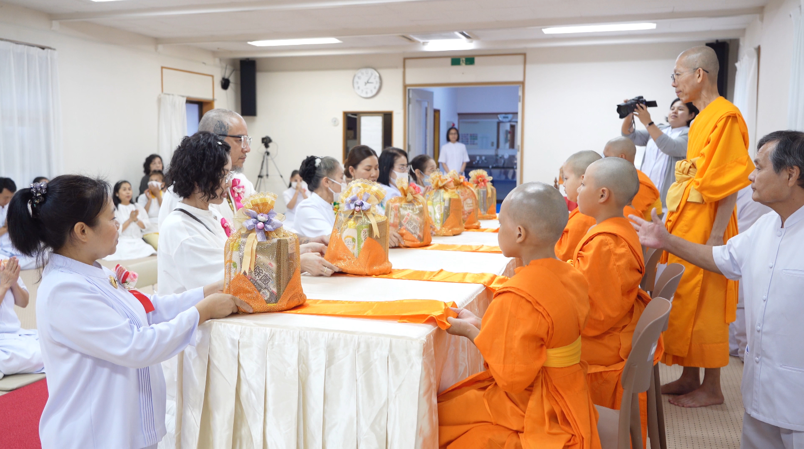 วัดภาวนานางาโน่ จัดพิธีบรรพชาสามเณรภาคฤดูร้อน รุ่นที่ 12