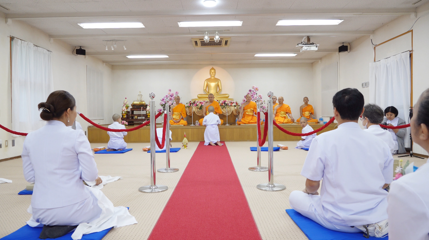 วัดภาวนานางาโน่ จัดพิธีบรรพชาสามเณรภาคฤดูร้อน รุ่นที่ 12