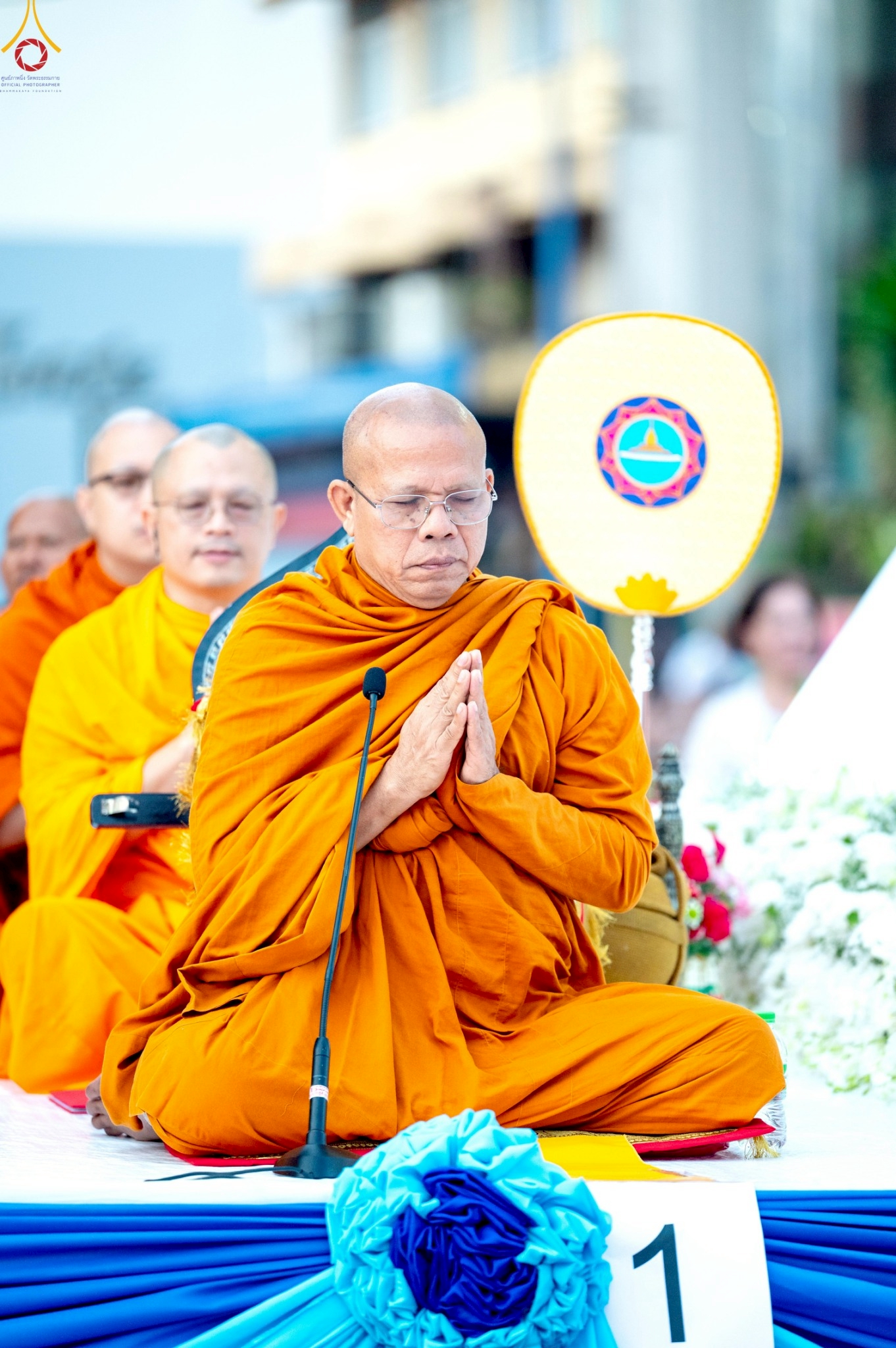 พระเดชพระคุณพระเทพวชิรสุตาภรณ์ เจ้าคณะจังหวัดสงขลา เจ้าอาวาสวัดโคกสมานคุณ พระอารามหลวง เป็นประธานฝ่ายสงฆ์