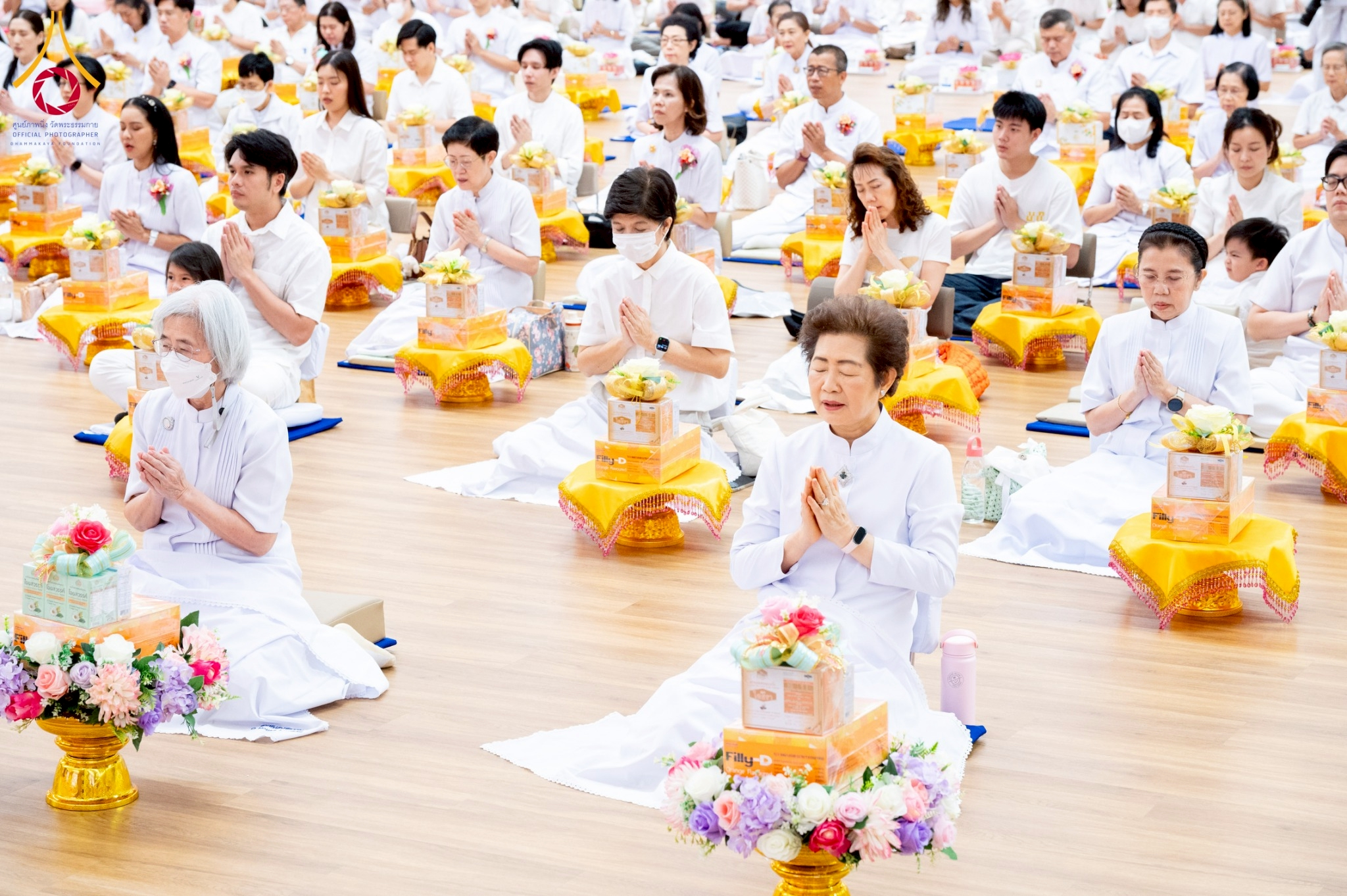 วัดพระธรรมกาย จัดพิธีถวายคิลานเภสัช เนื่องในวันธรรมชัย