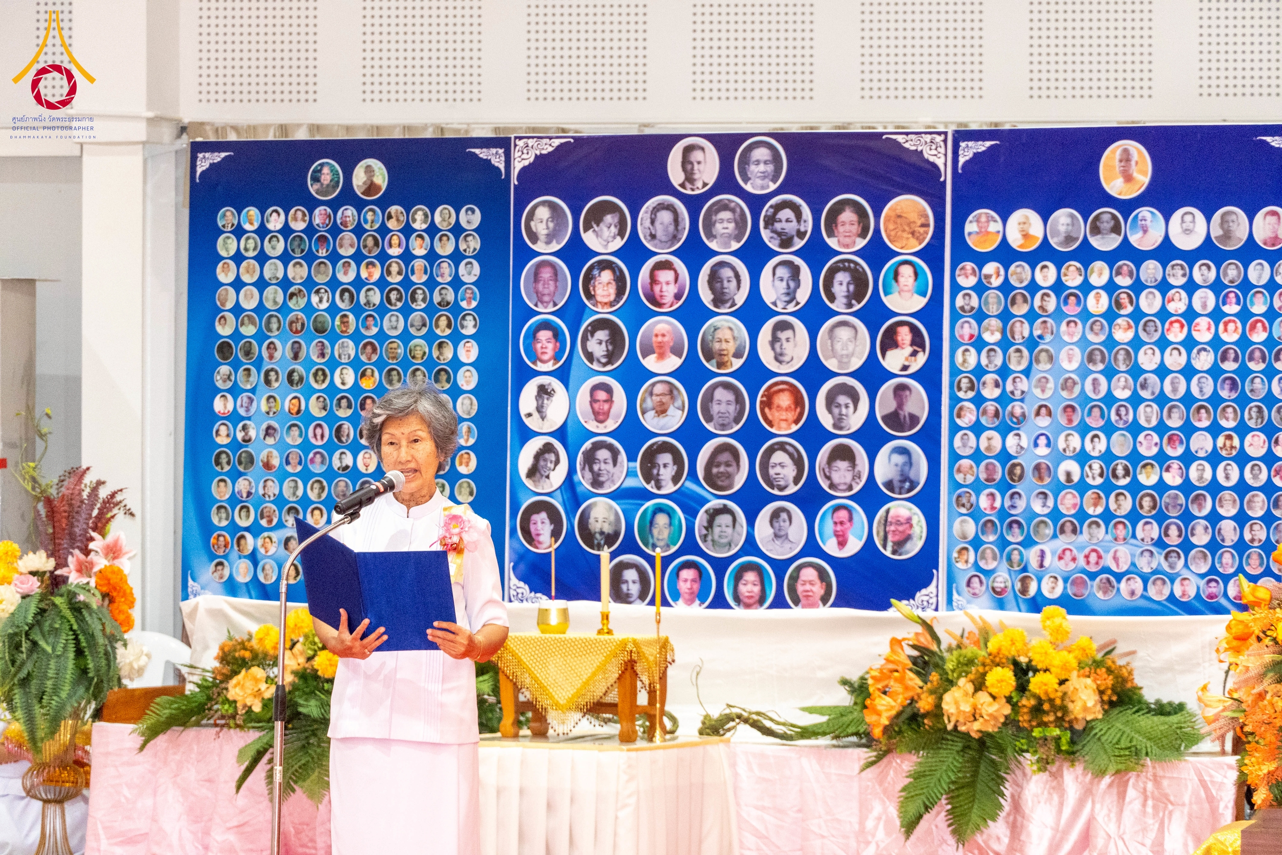 กัลยาณมิตรกาญจนา อินทร์ไทร ประธานชมรมส่งเสริมศีลธรรมกาญจนบุรี ในนามผู้แทนคณะกรรมการจัดงานจัดงานบุญประจำปี ครั้งที่ 20 ได้กล่าวถึงวัตถุประสงค์ในการจัดงาน