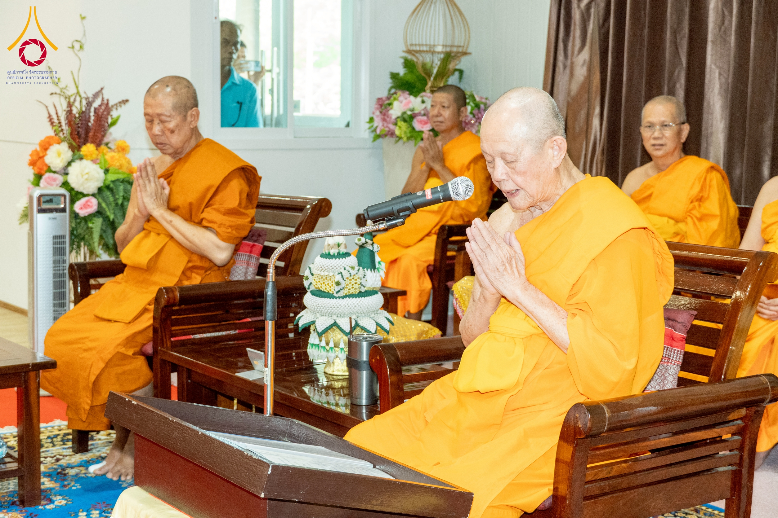 หลวงพ่อทัตตชีโว ได้กล่าวขอบคุณคณะสงฆ์ที่เมตตาเดินทางมาเป็นเนื้อนาบุญให้กับญาติโยมในปีนี้