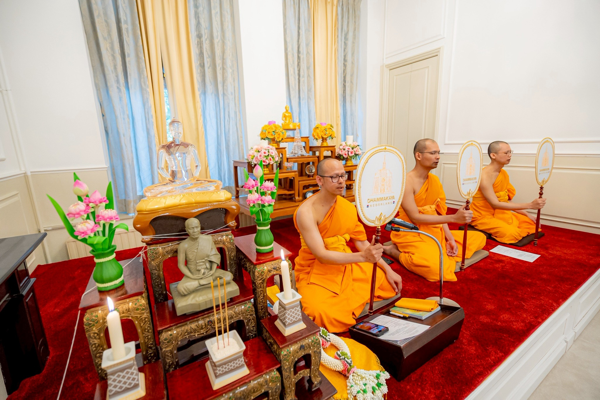 วัดพระธรรมกายเนเธอร์แลนด์ จัดพิธีบุพเปตพลี