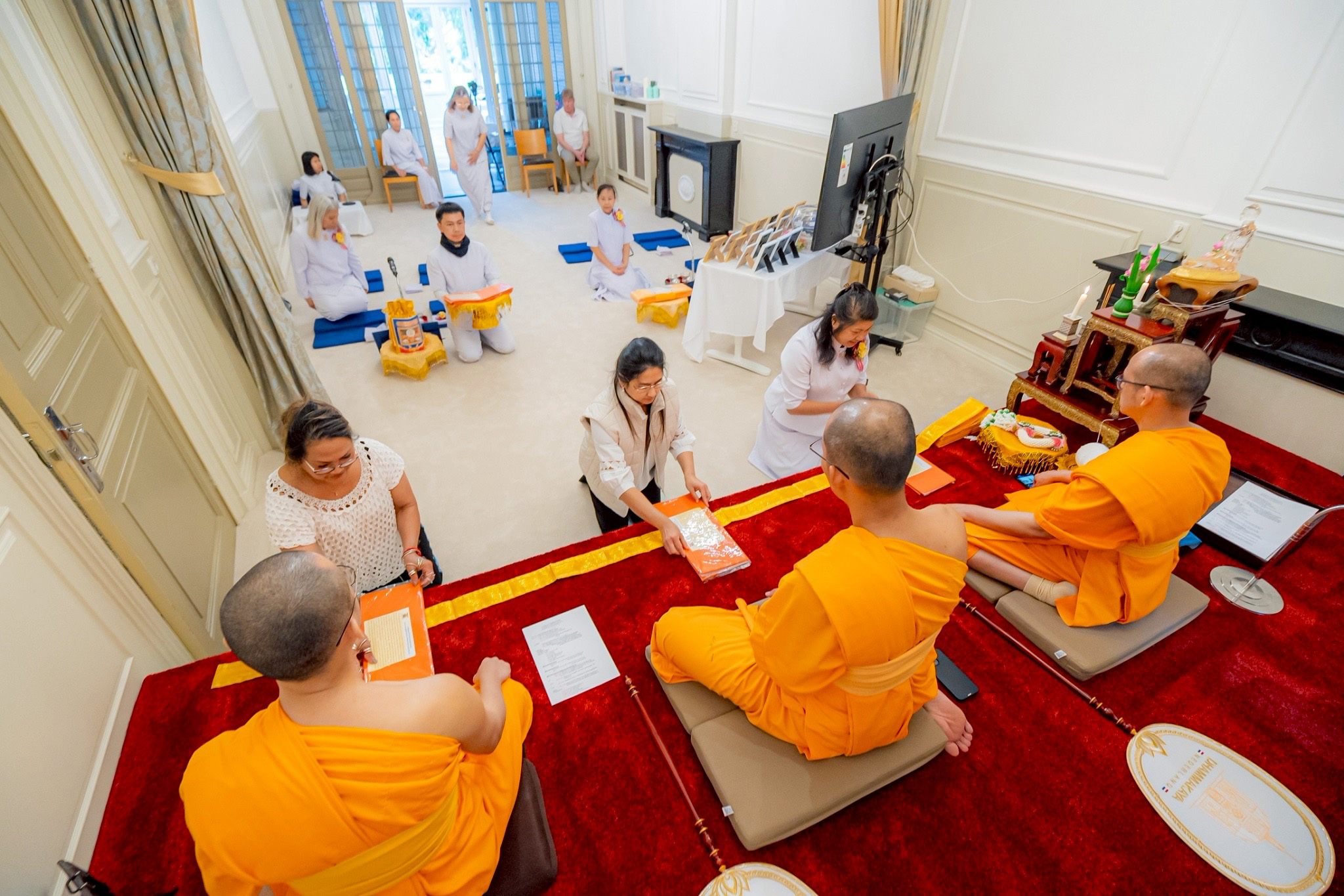 วัดพระธรรมกายเนเธอร์แลนด์ จัดพิธีบุพเปตพลี