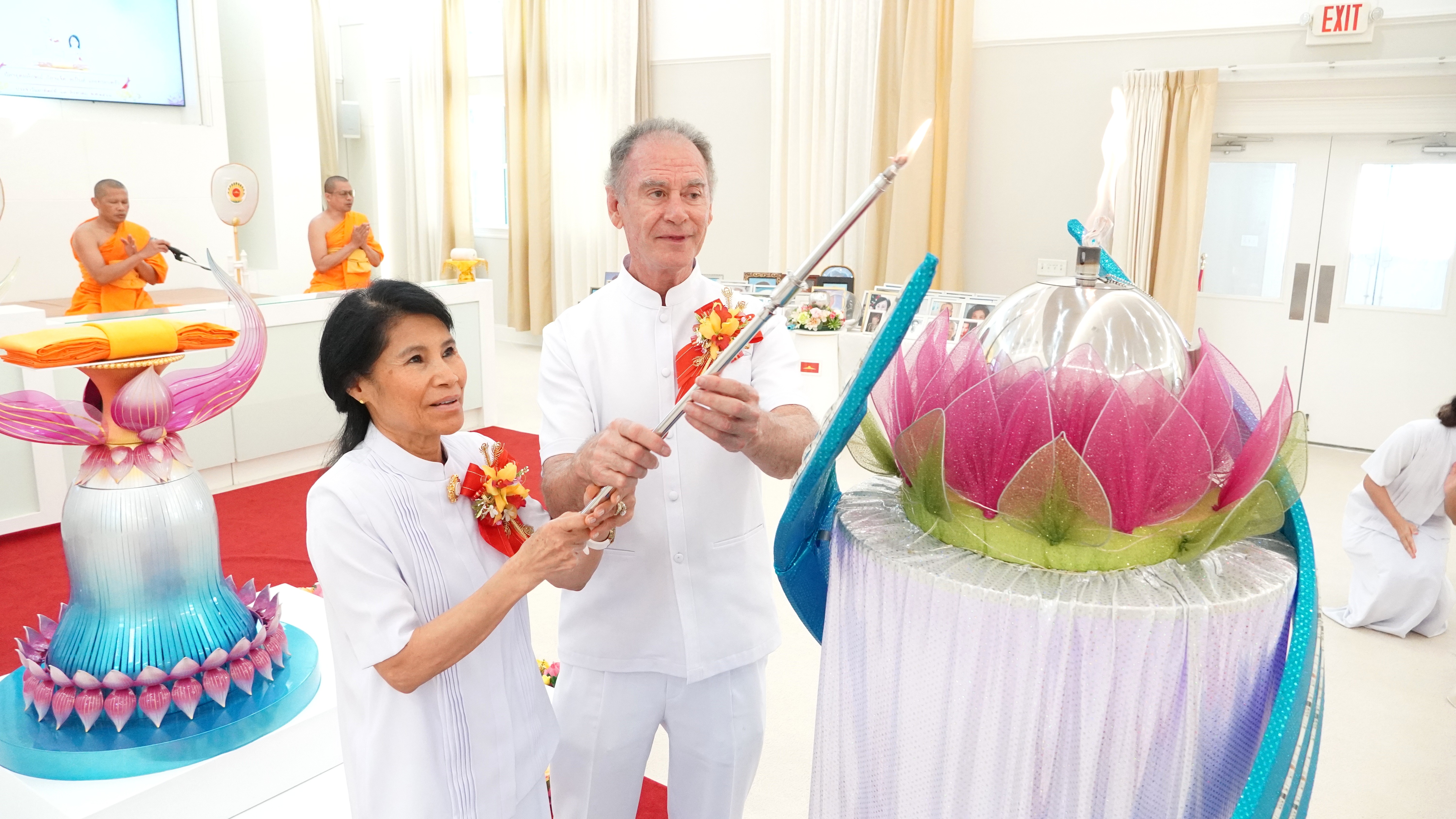 วัดพระธรรมกายฟลอริดา จัดพิธีบุพเปตพลี