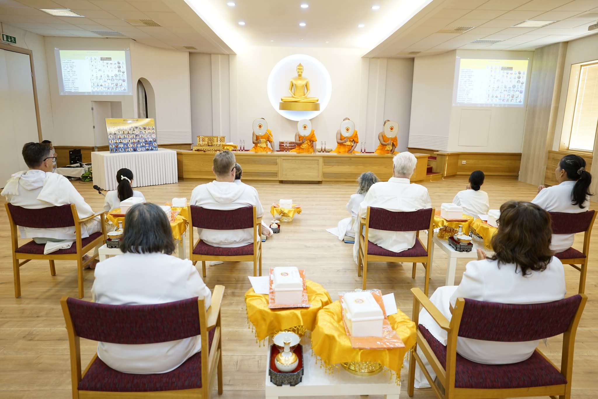 วัดพระธรรมกายบูโรส จัดพิธีบุพเปตพลี